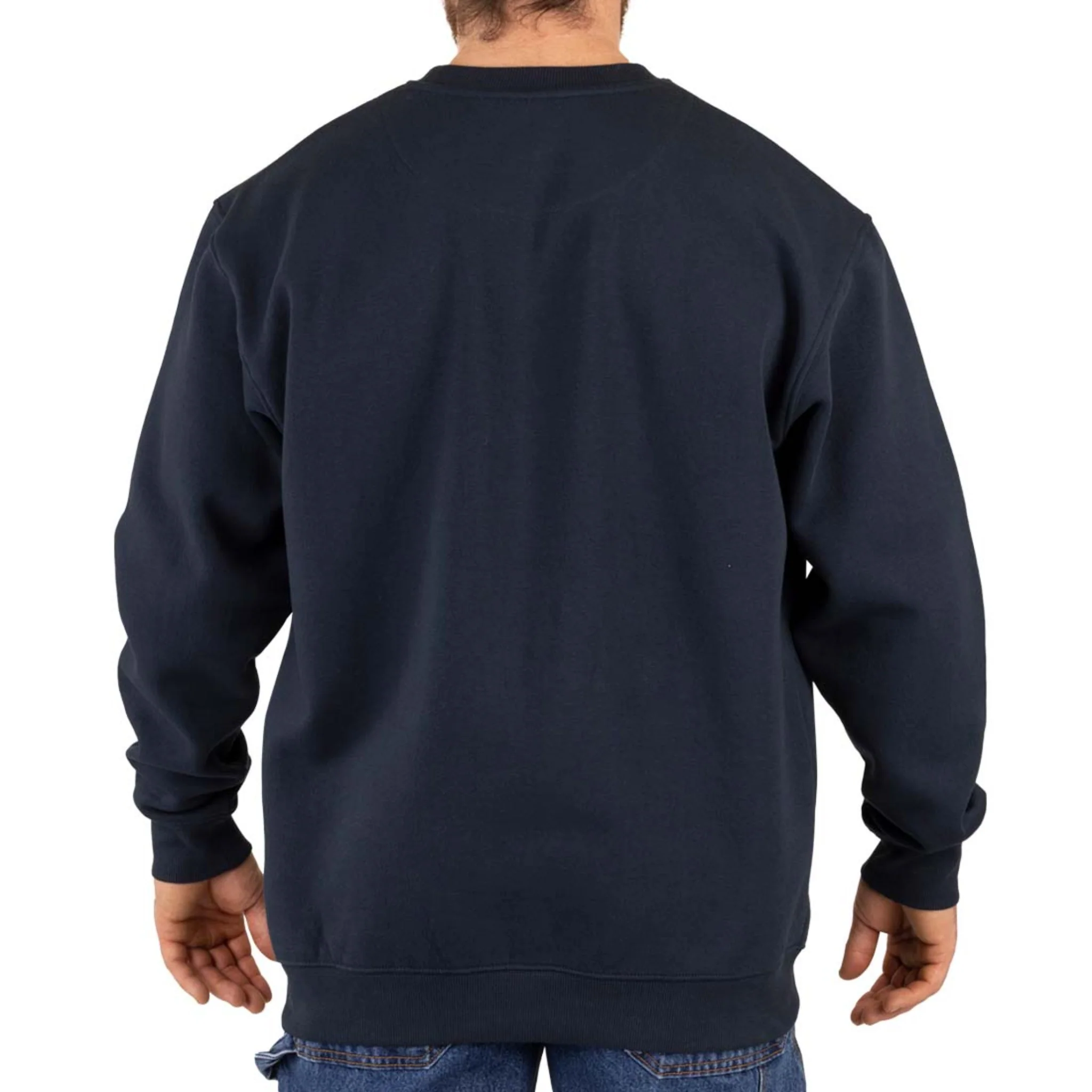 BIG BILL® Heavyweight Crewneck Sweatshirt - Navy - Image 4