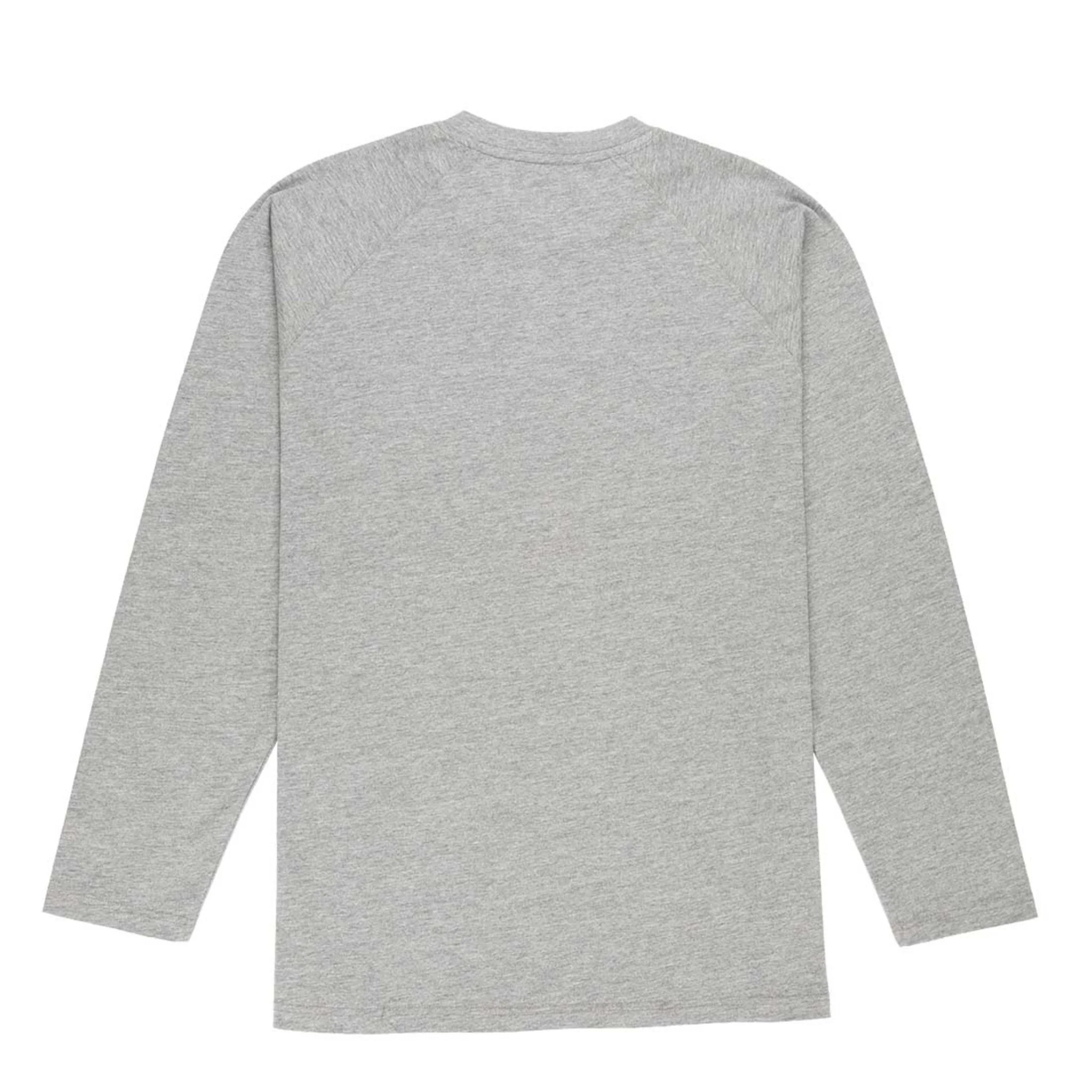 BIG BILLĀ® Heavyweight Long Sleeve Henley T-shirt - Gray - Image 2