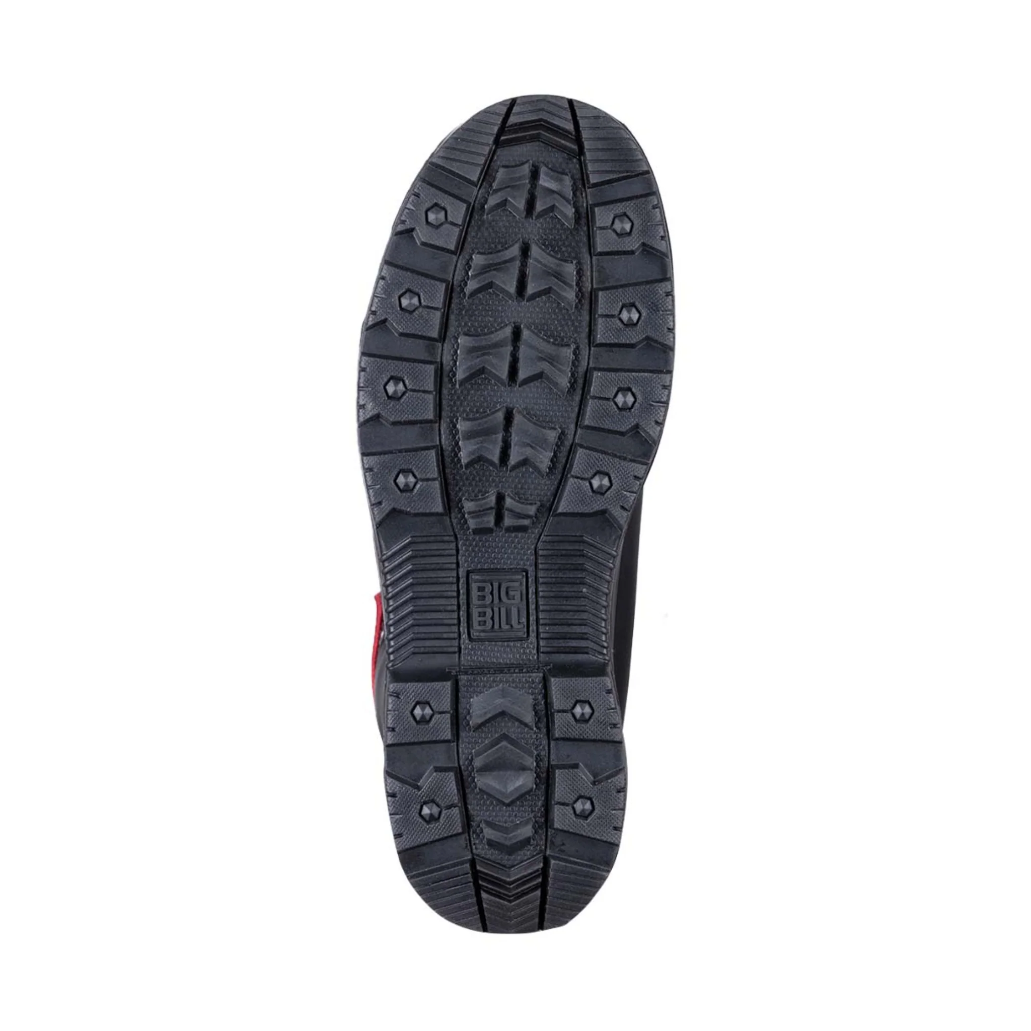 Big Red Microfiber Work Boots 8" - Black - Image 4