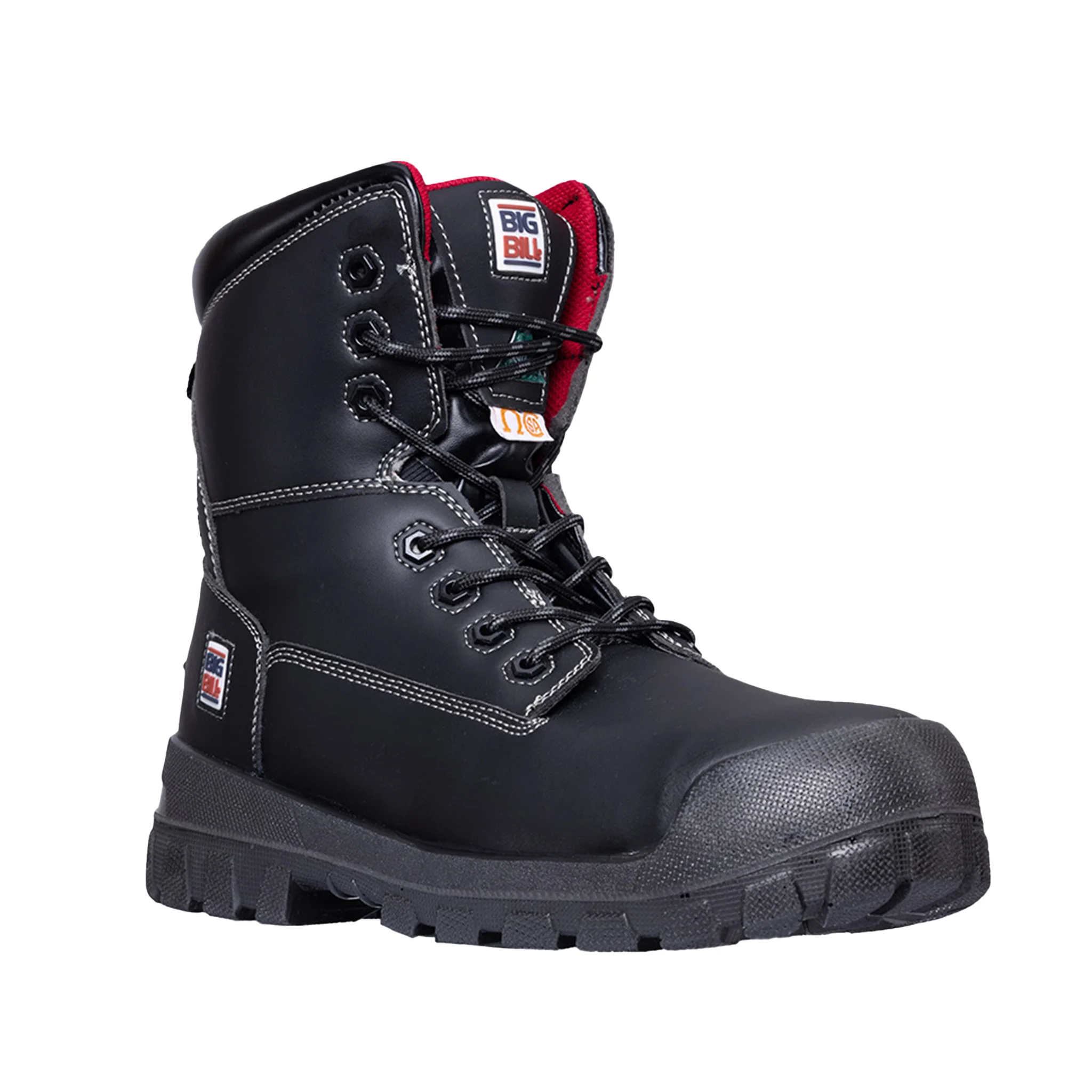 Big Tuff M  4 Seasons Metal Free Work Boots 8'' - Black - Image 3