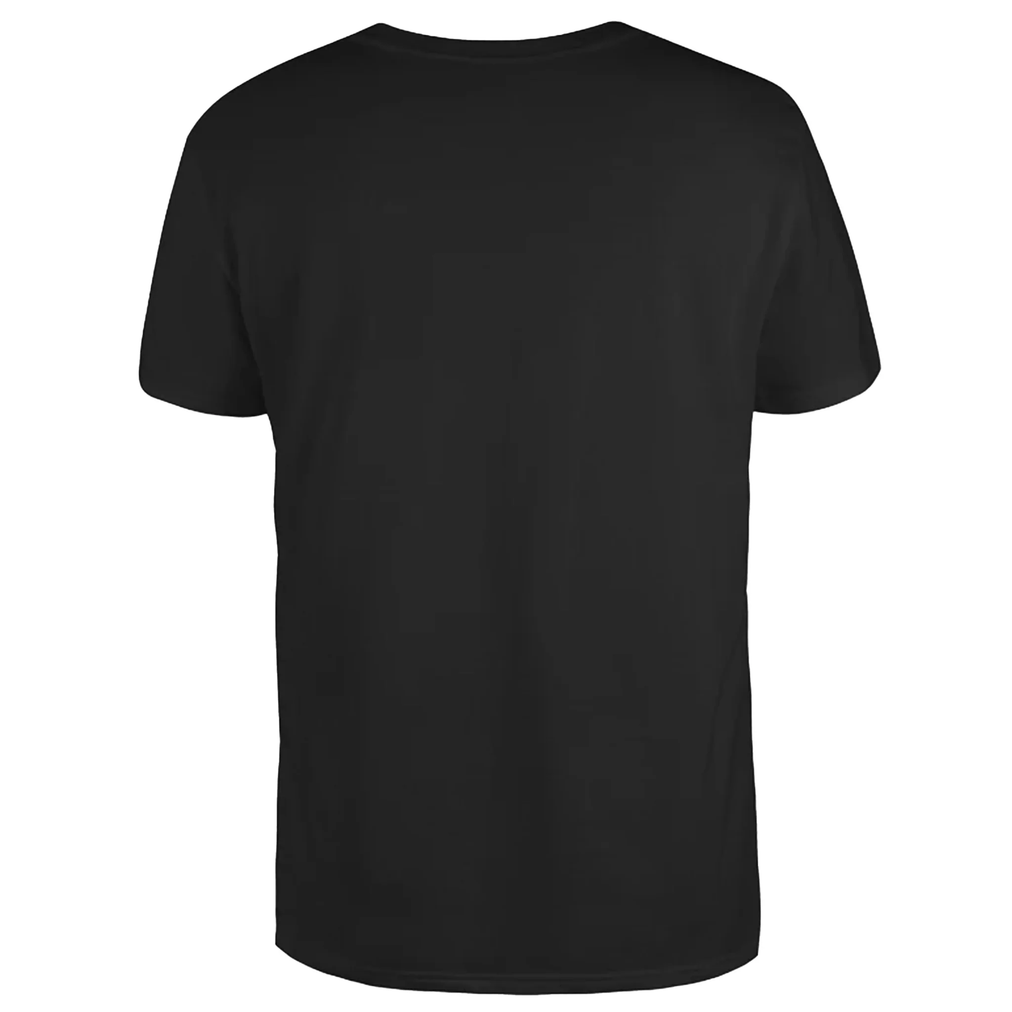 Black T-Shirt with Colored Pocket - Light Green - Image 2