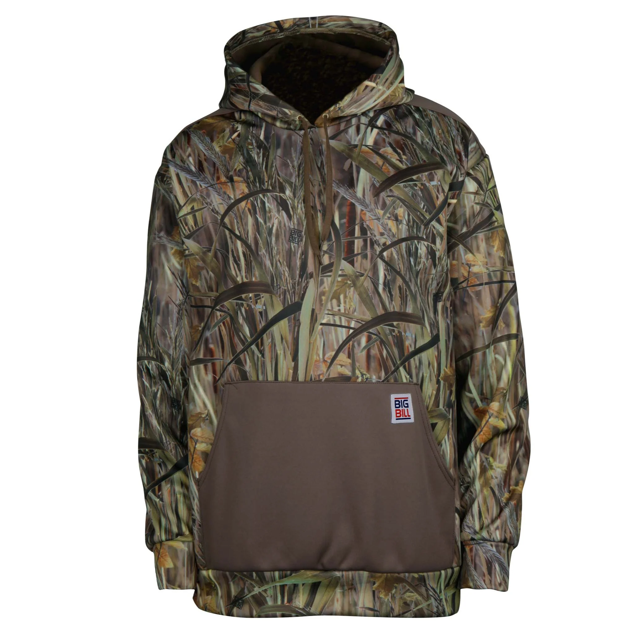 Camo Fleece Hoodie - Cattail camo