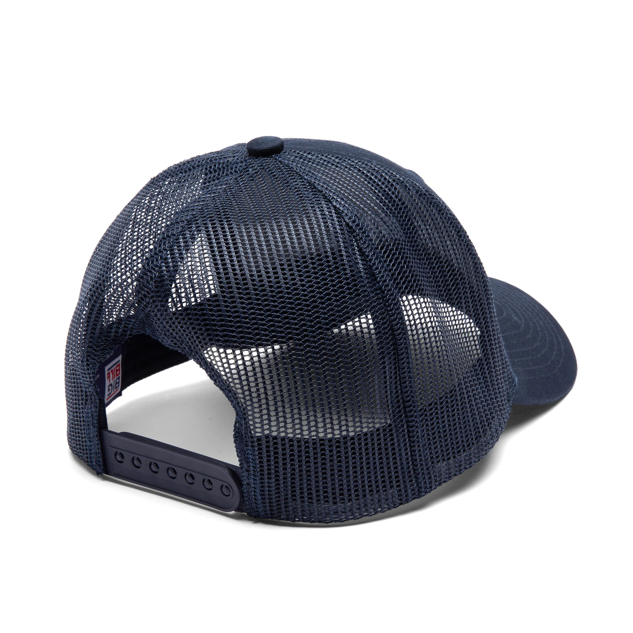 Canvas Mesh-Back Graphic Cap - Navy - Image 2