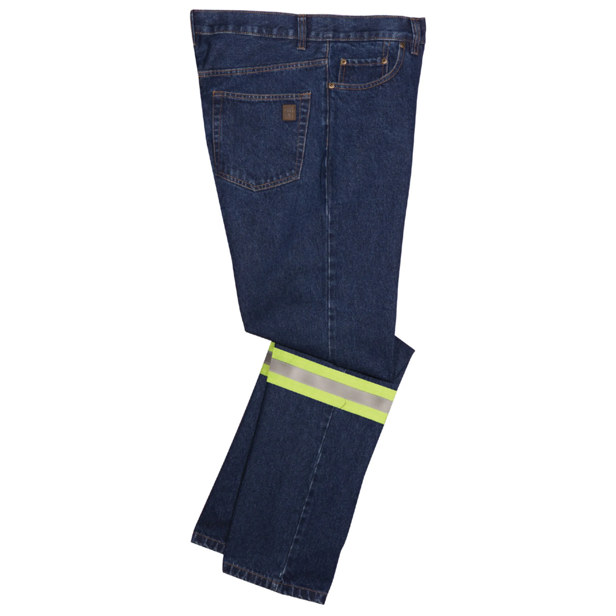 Carpenter Jeans with Reflective Tape - Stonewashed