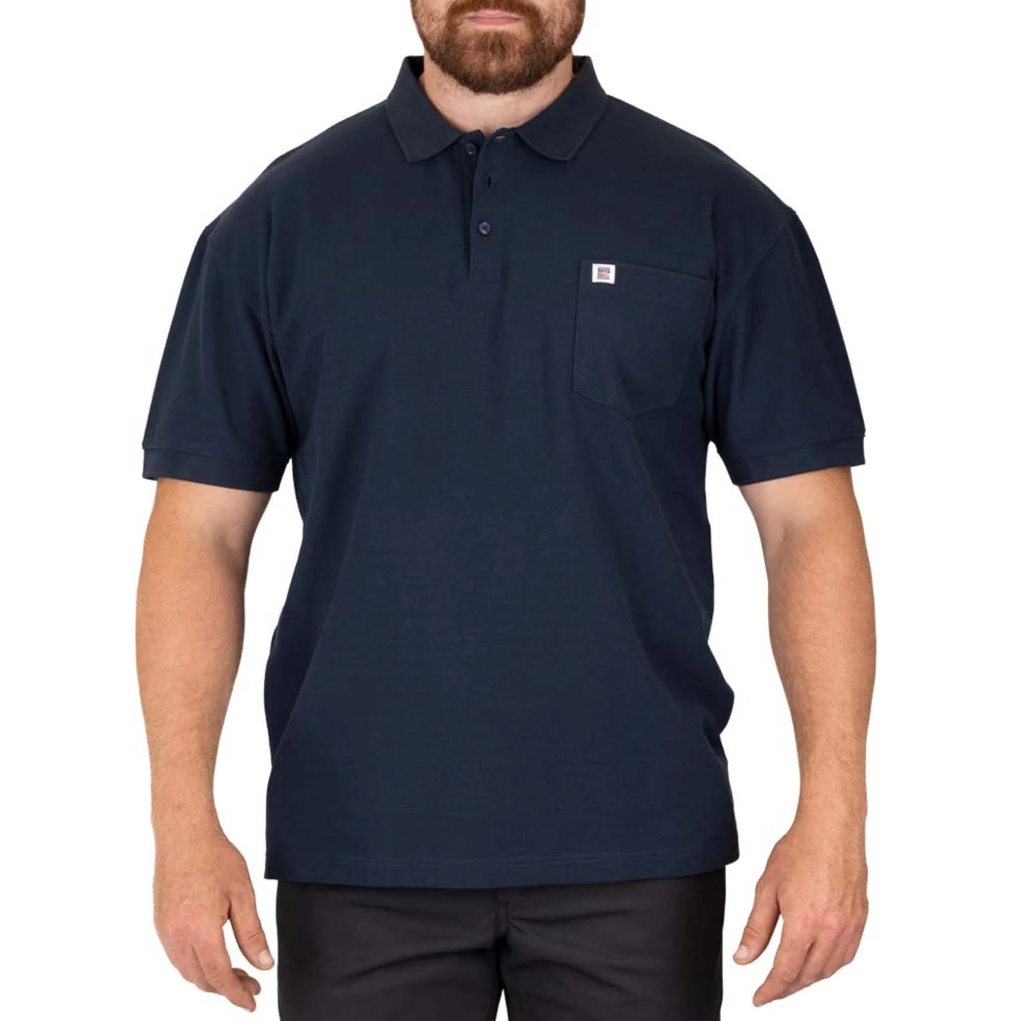Classic BIG BILL® Pique Polo - Navy - Image 3