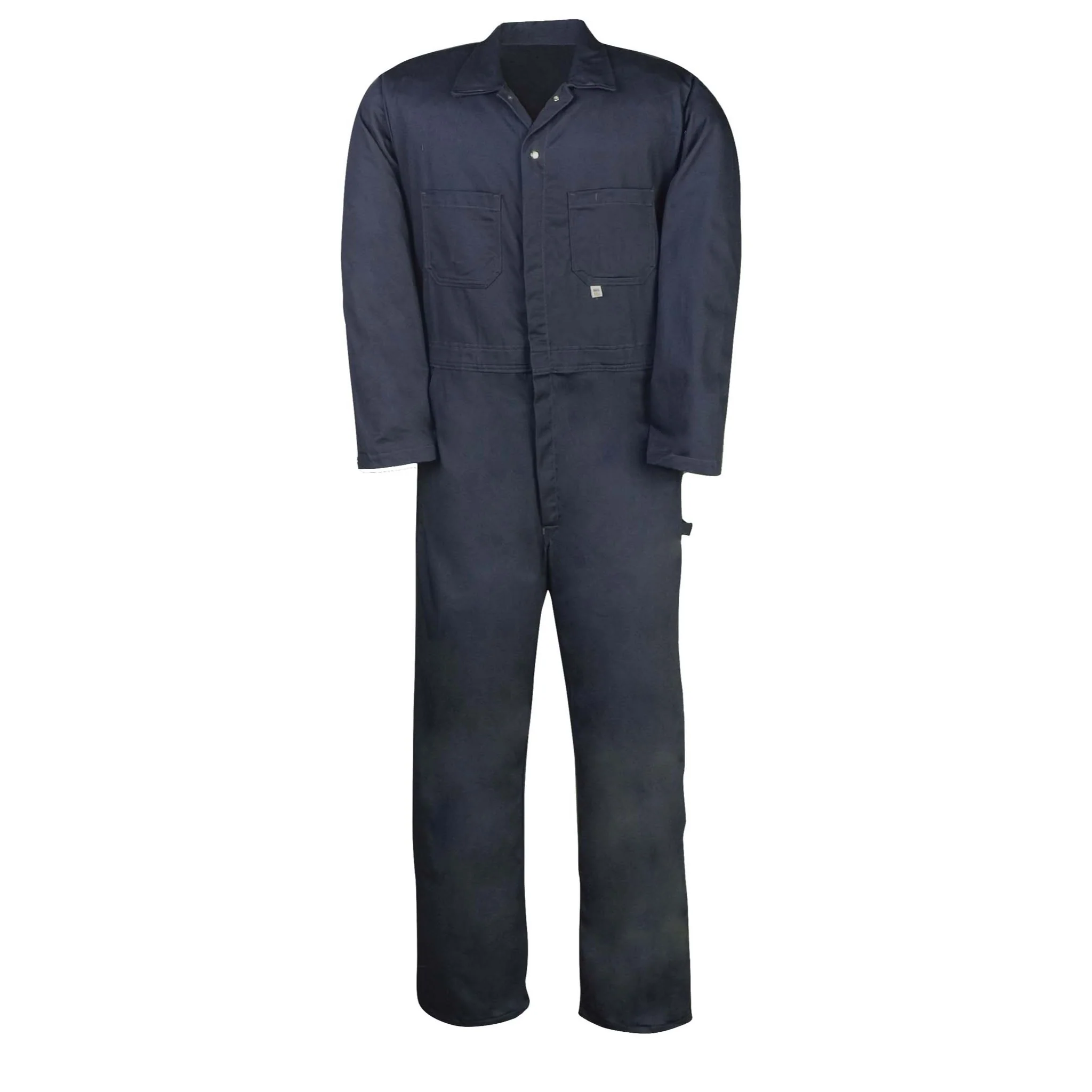 Cotton Industrial Work Coverall - Navy