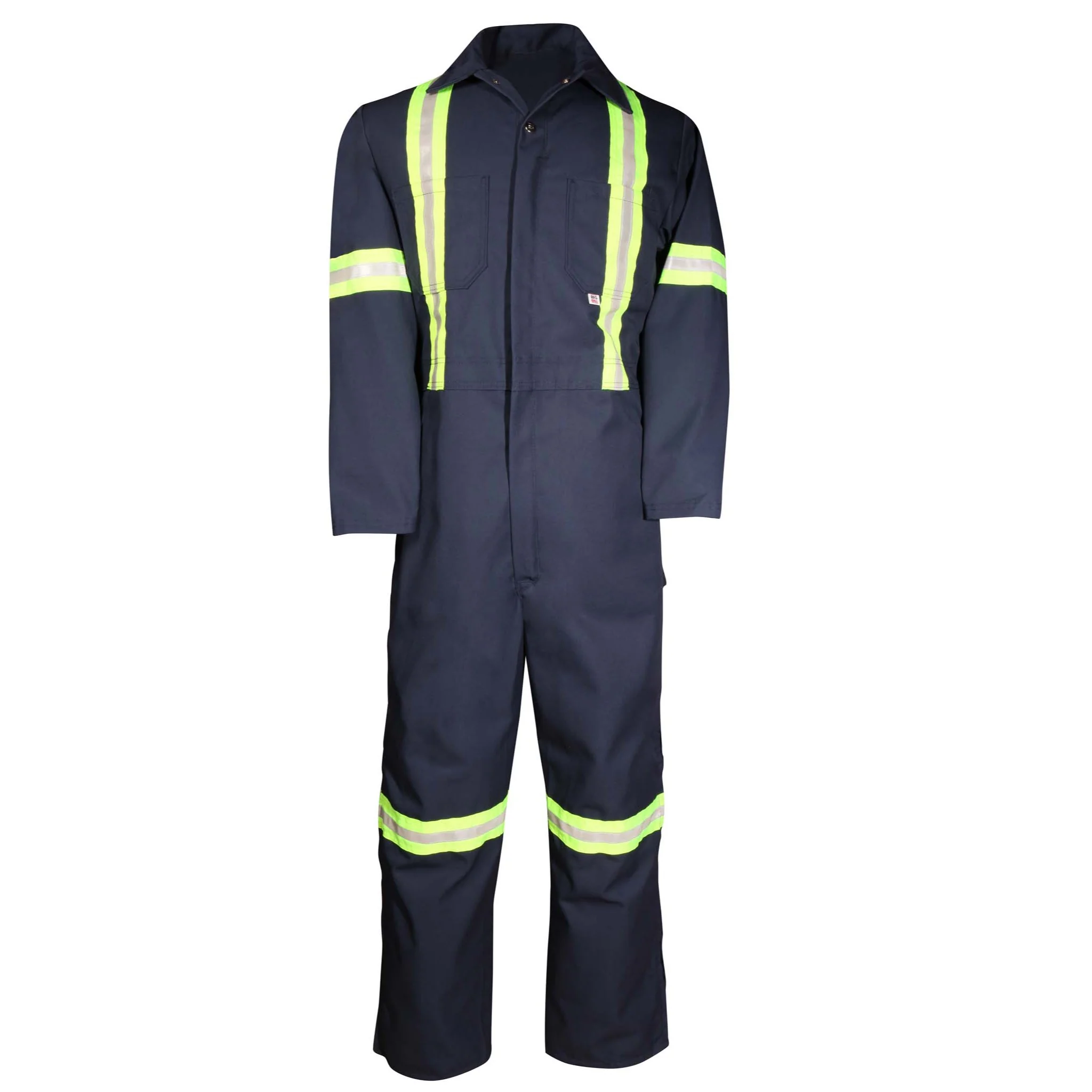 Deluxe Work Coverall with Reflective Tape and Leg Zipper - Image 2