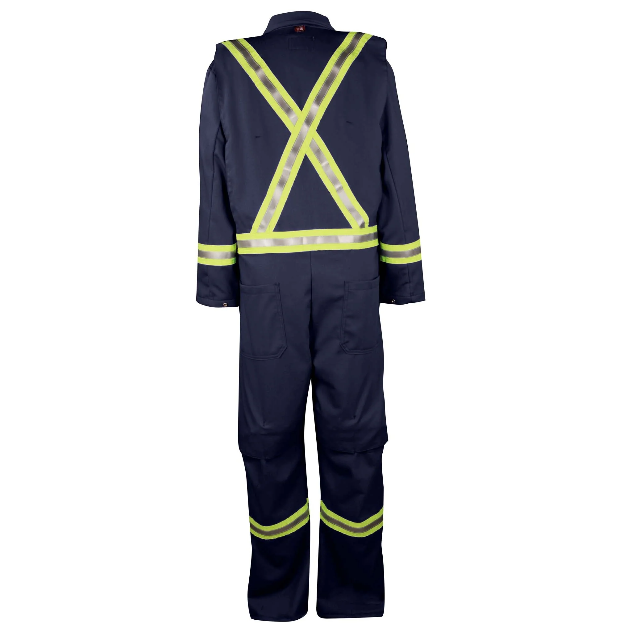 Flashtrap® FR Ventilated Coverall with Reflective Tape - Navy - Image 2