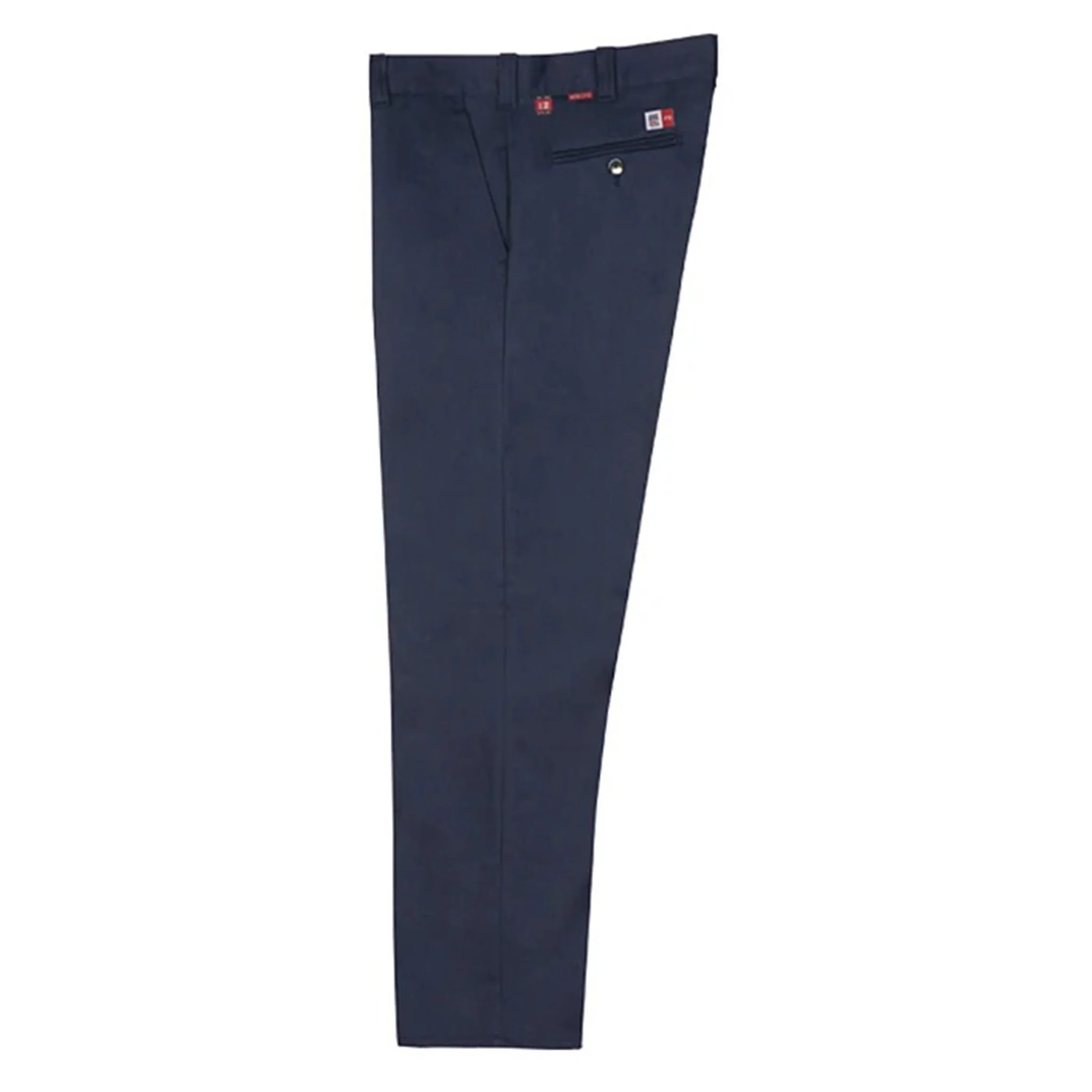 FR Regular Fit Industrial Pants with Snap Closure - Navy