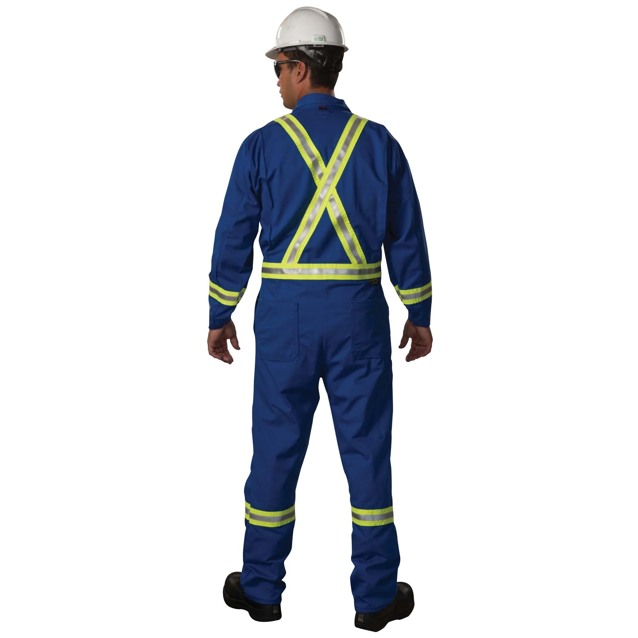 FR Work Coverall with Reflective Material - Royal blue - Image 2