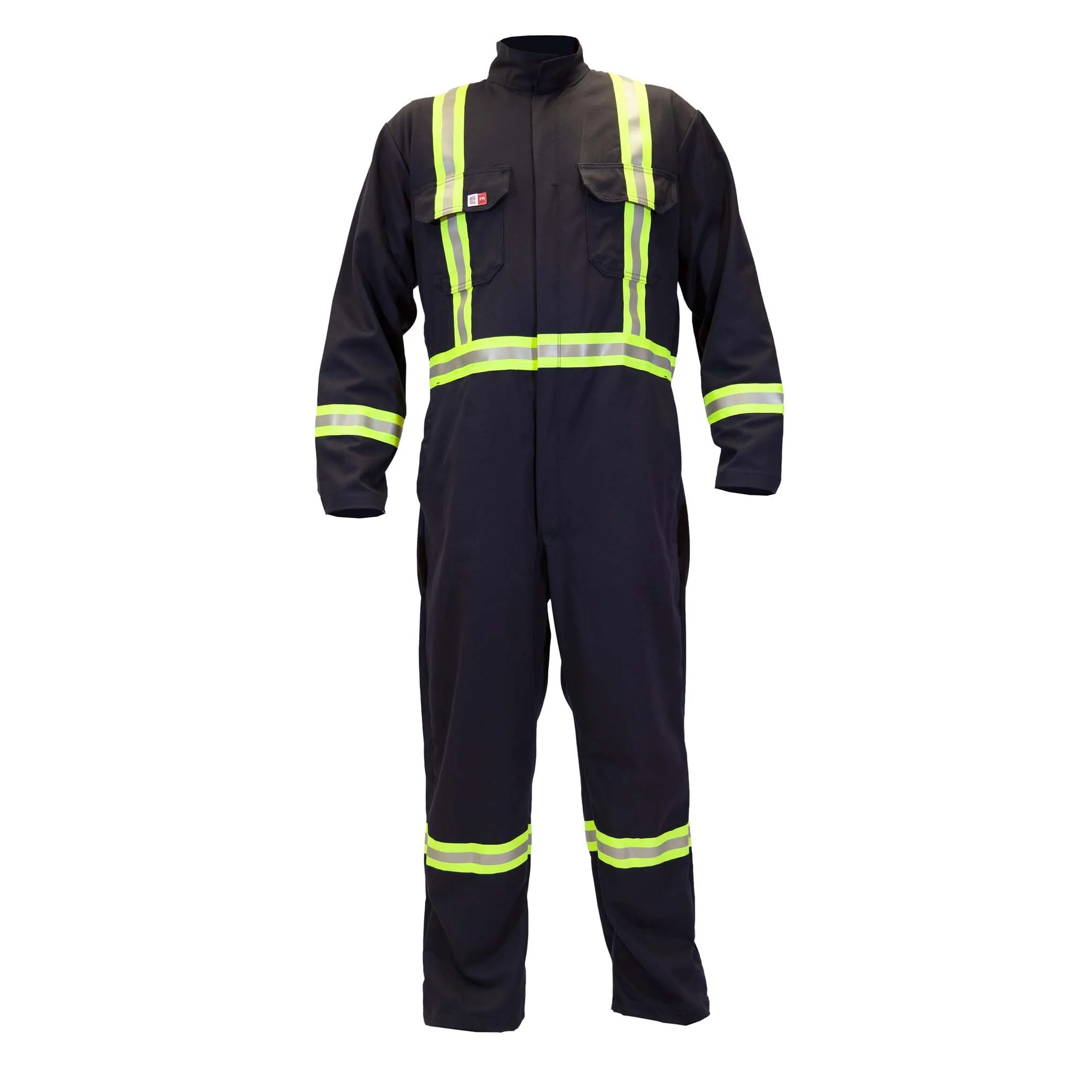 High-Visibility FR Heavy-Duty Welder's Coverall - Navy