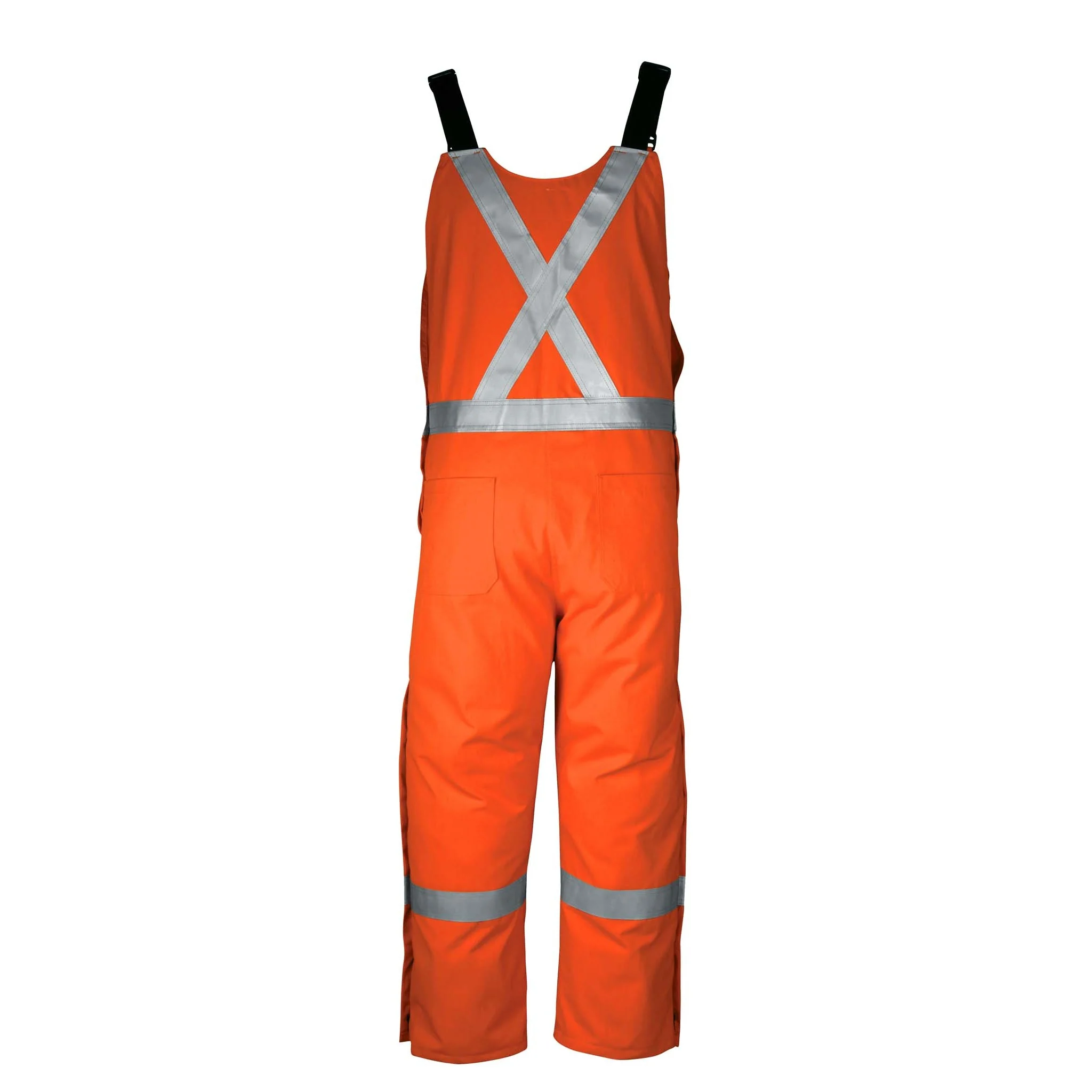 High-Visibility FR Soft Shell Bib Overall - Orange - Image 2