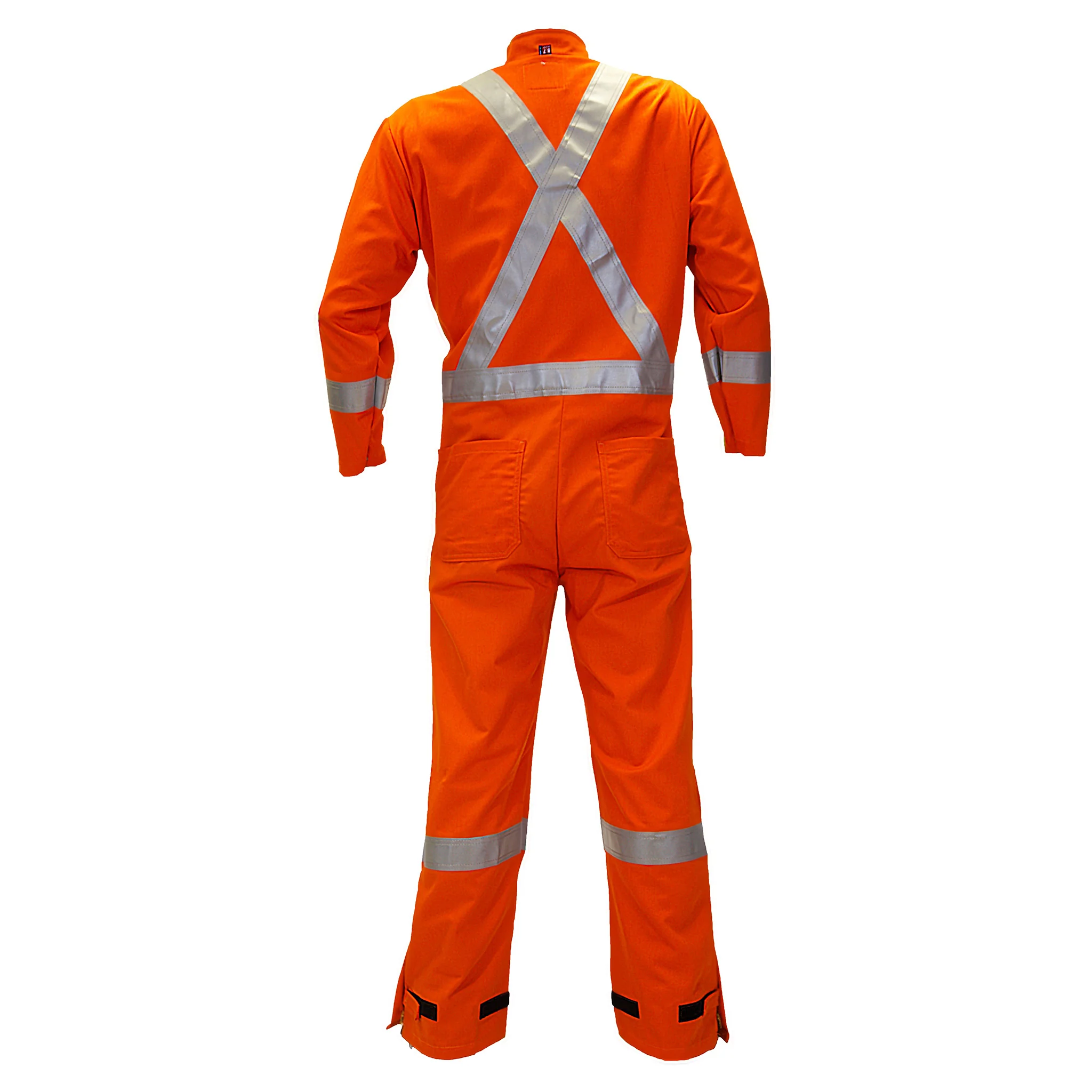 High-Visibility FR Welder Coverall - Orange - Image 2