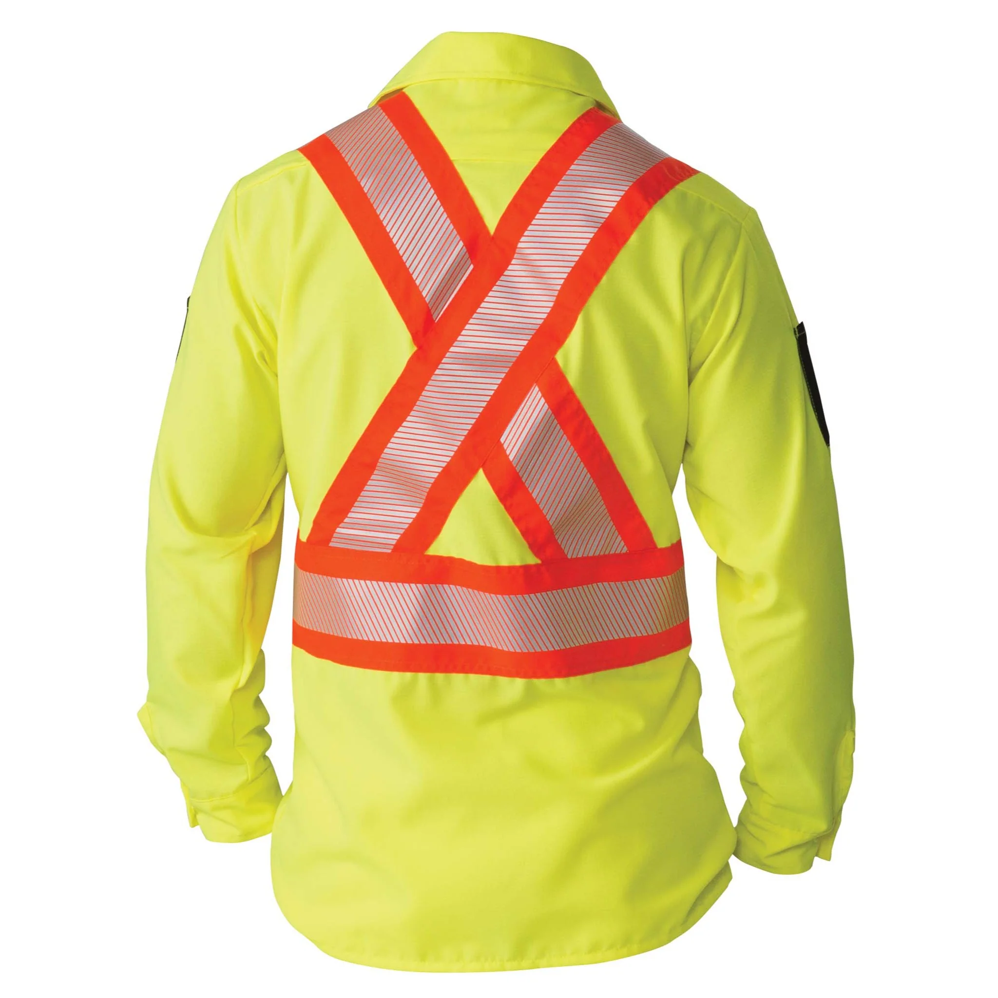 High Visibility Long-Sleeve Ripstop Shirt - Yellow - Image 2