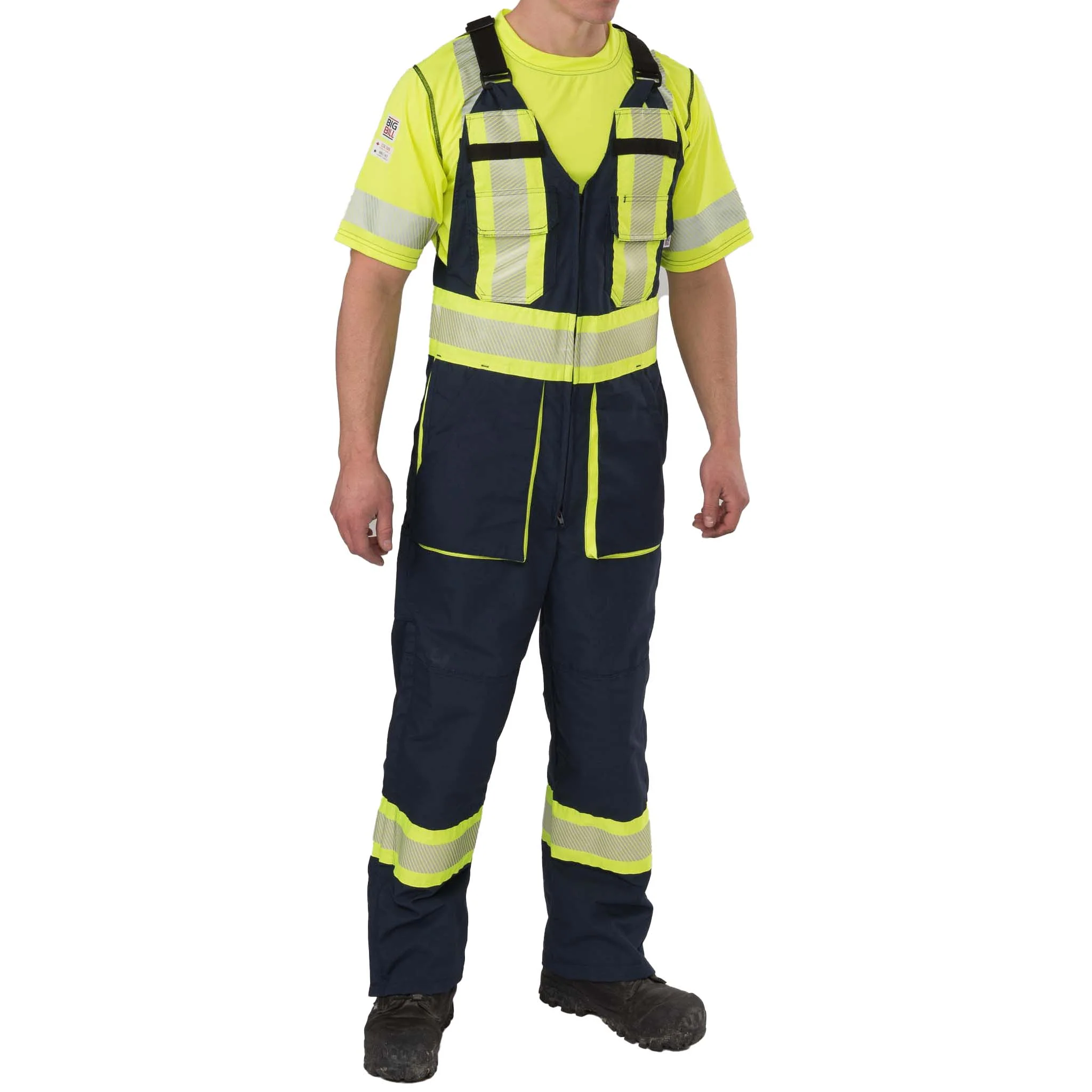 High Visibility Ripstop Bib Overall - Image 2