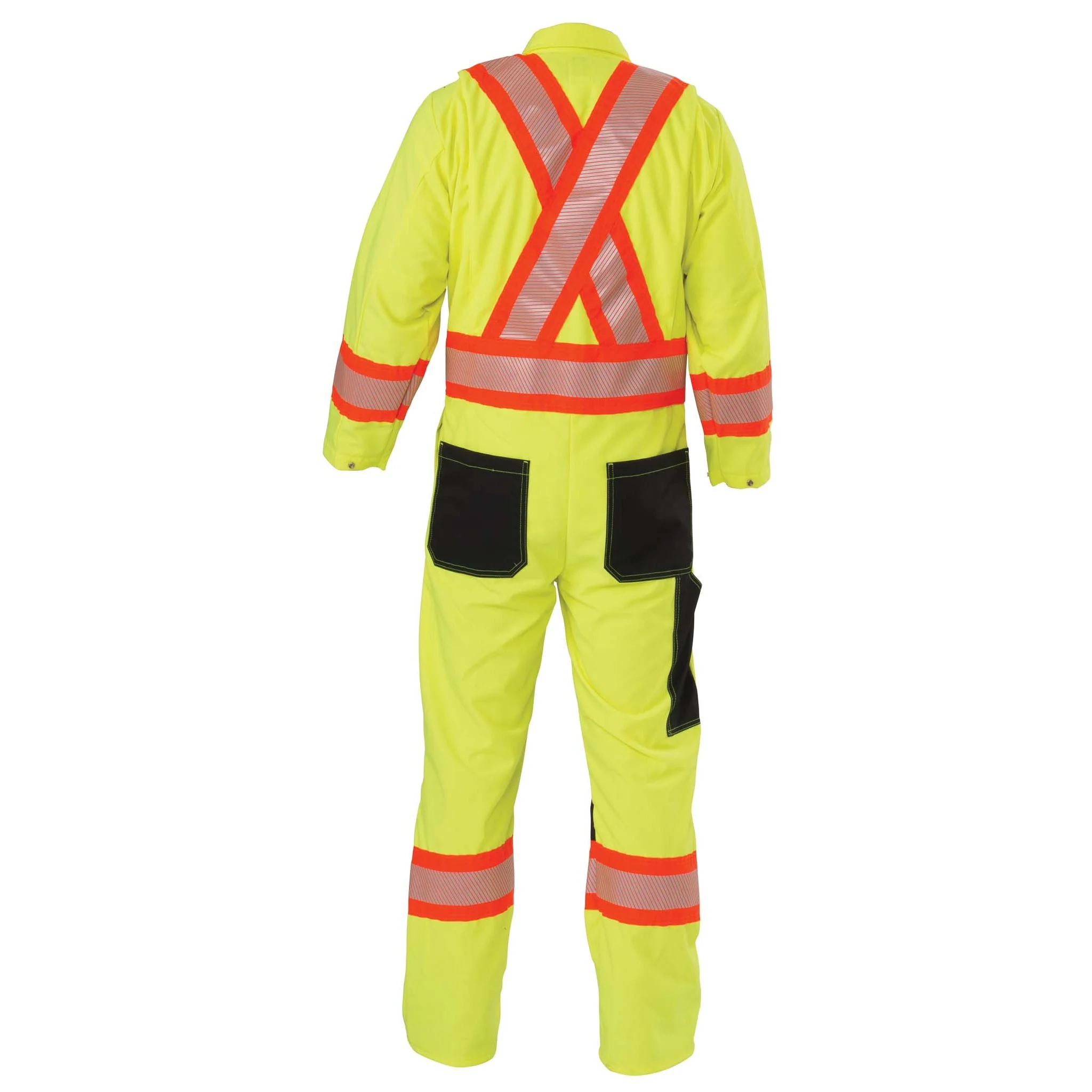 High Visibility Ripstop Coverall - Yellow - Image 2