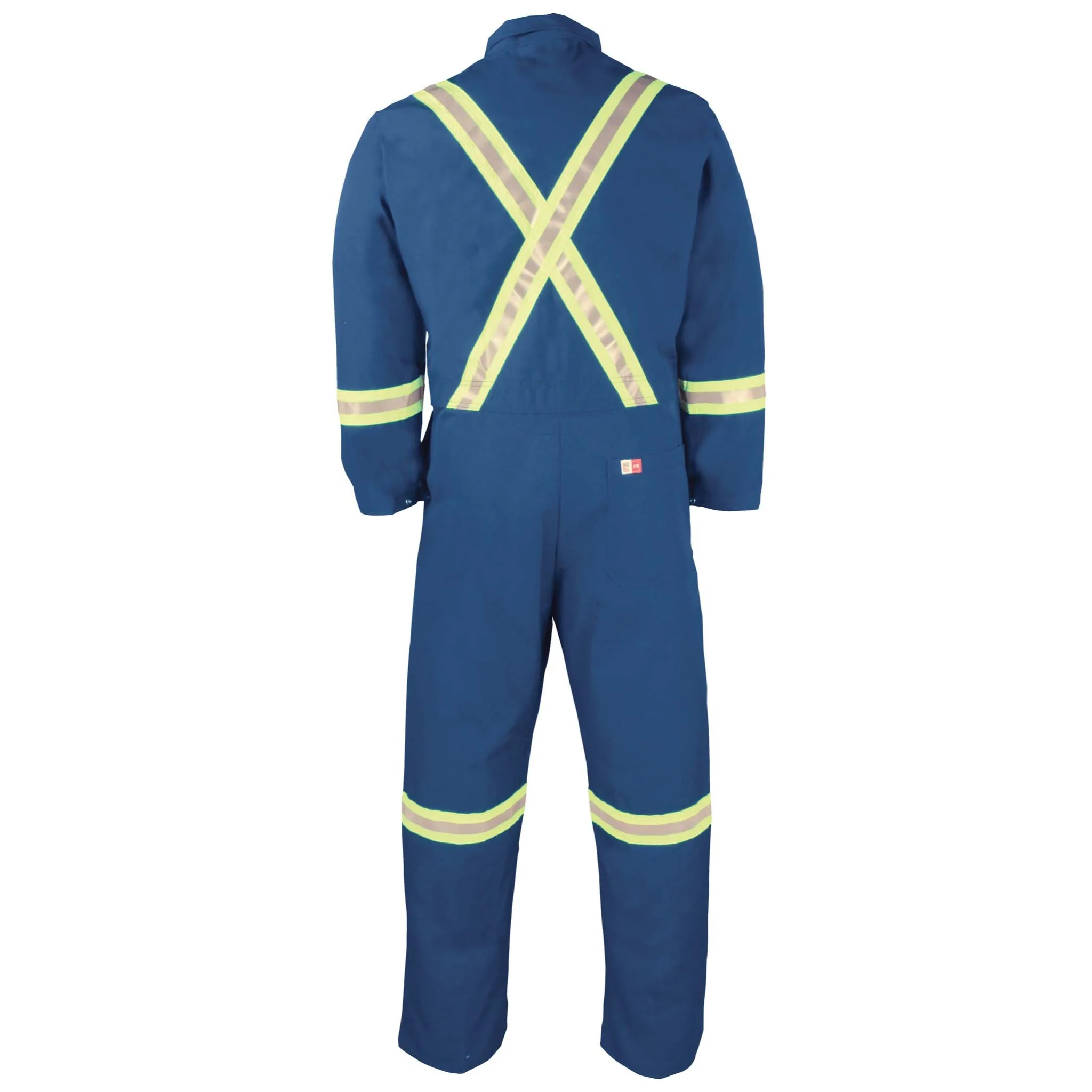 High-visibility Unlined FR Economy Work Coverall - Royal blue - Image 2