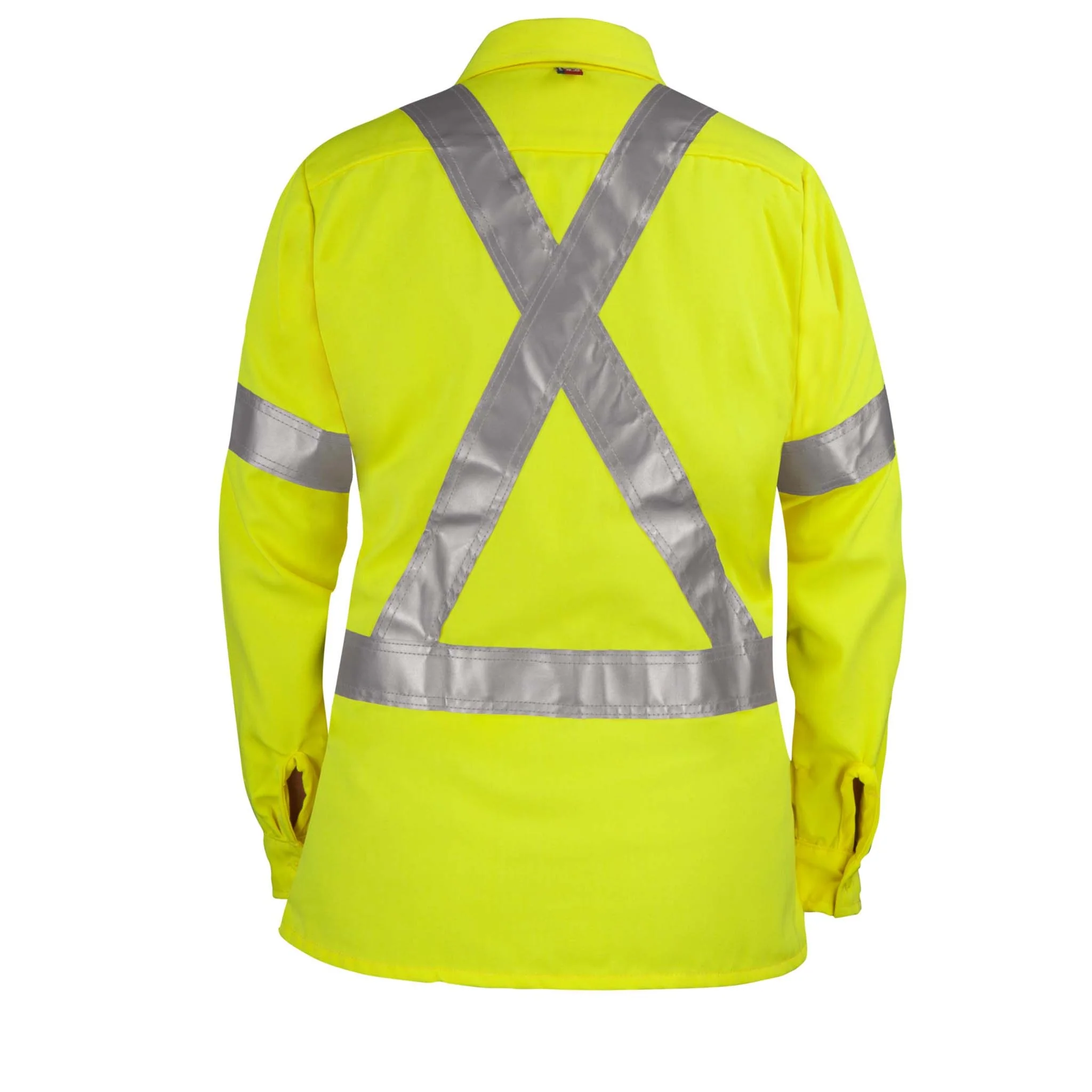 High Visibility Women's Dress Shirt - Yellow - Image 2