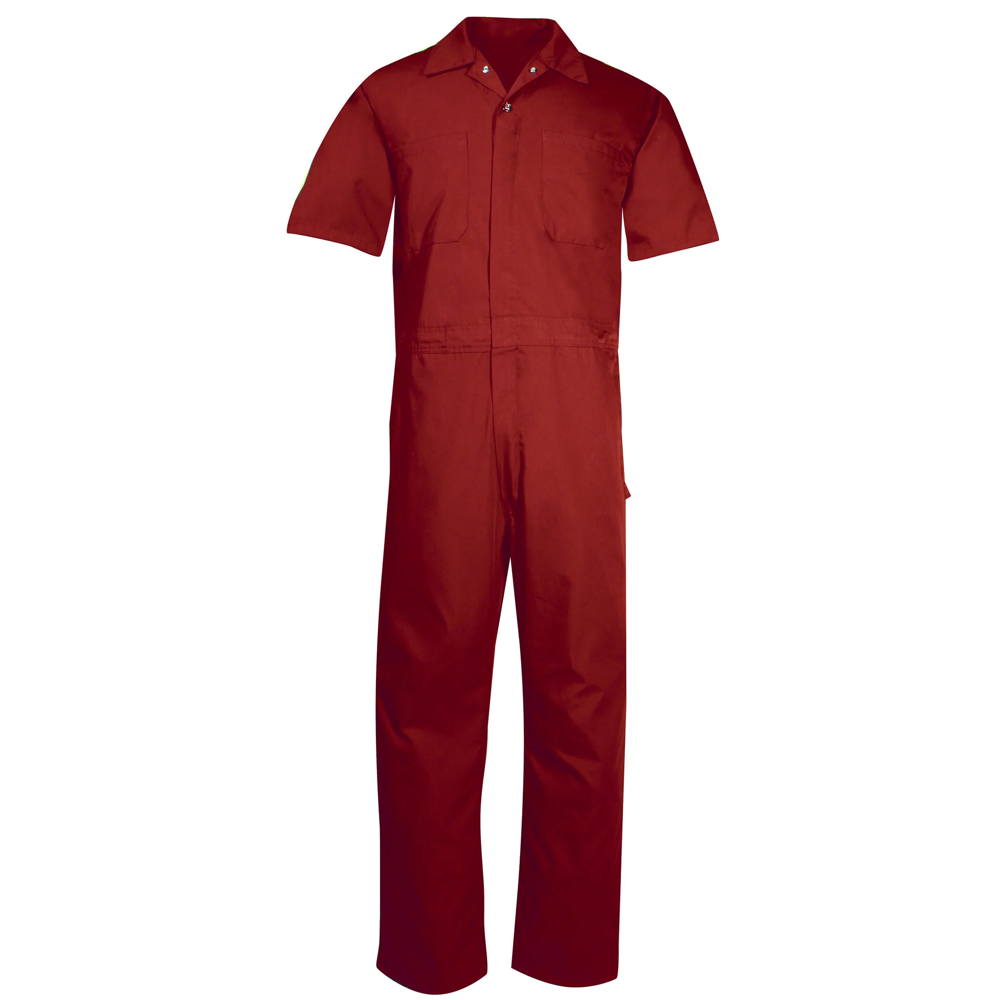 Lightweight Poplin Short-Sleeve Work Coverall - Image 2