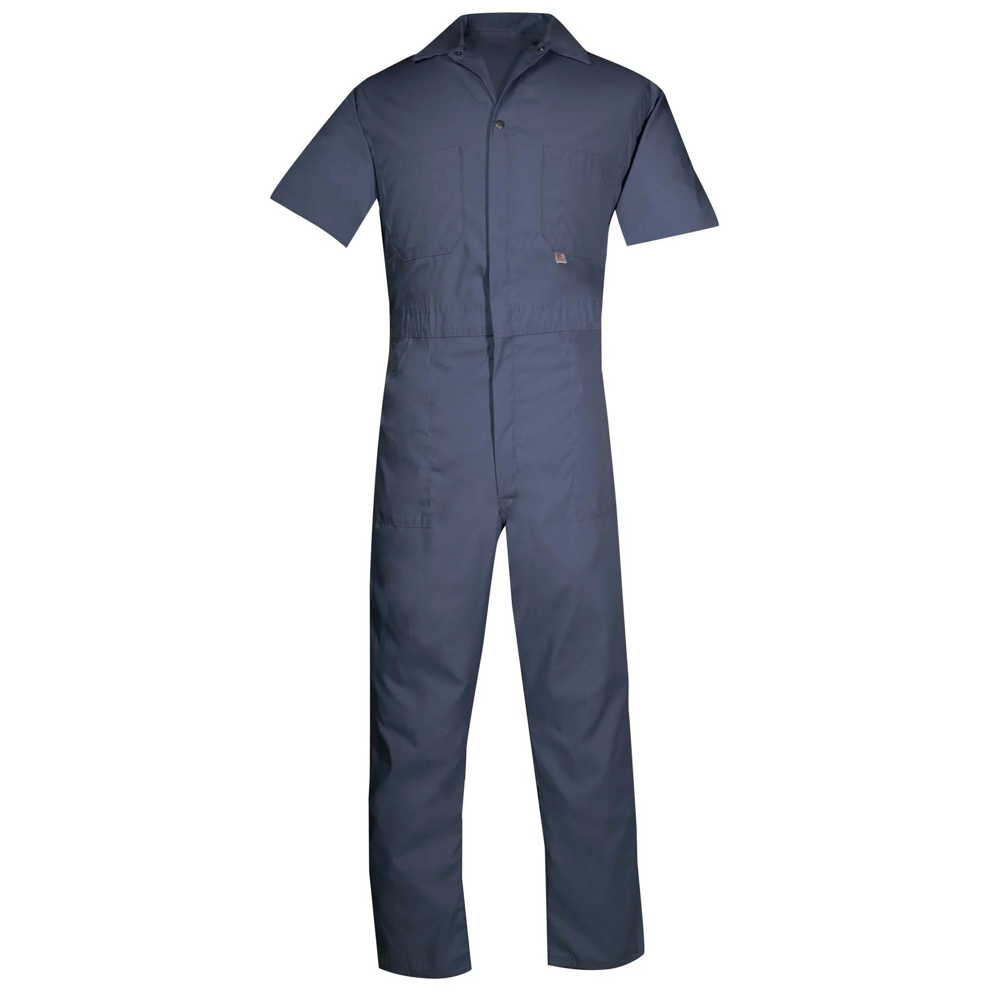 Lightweight Poplin Short-Sleeve Work Coverall - Image 3