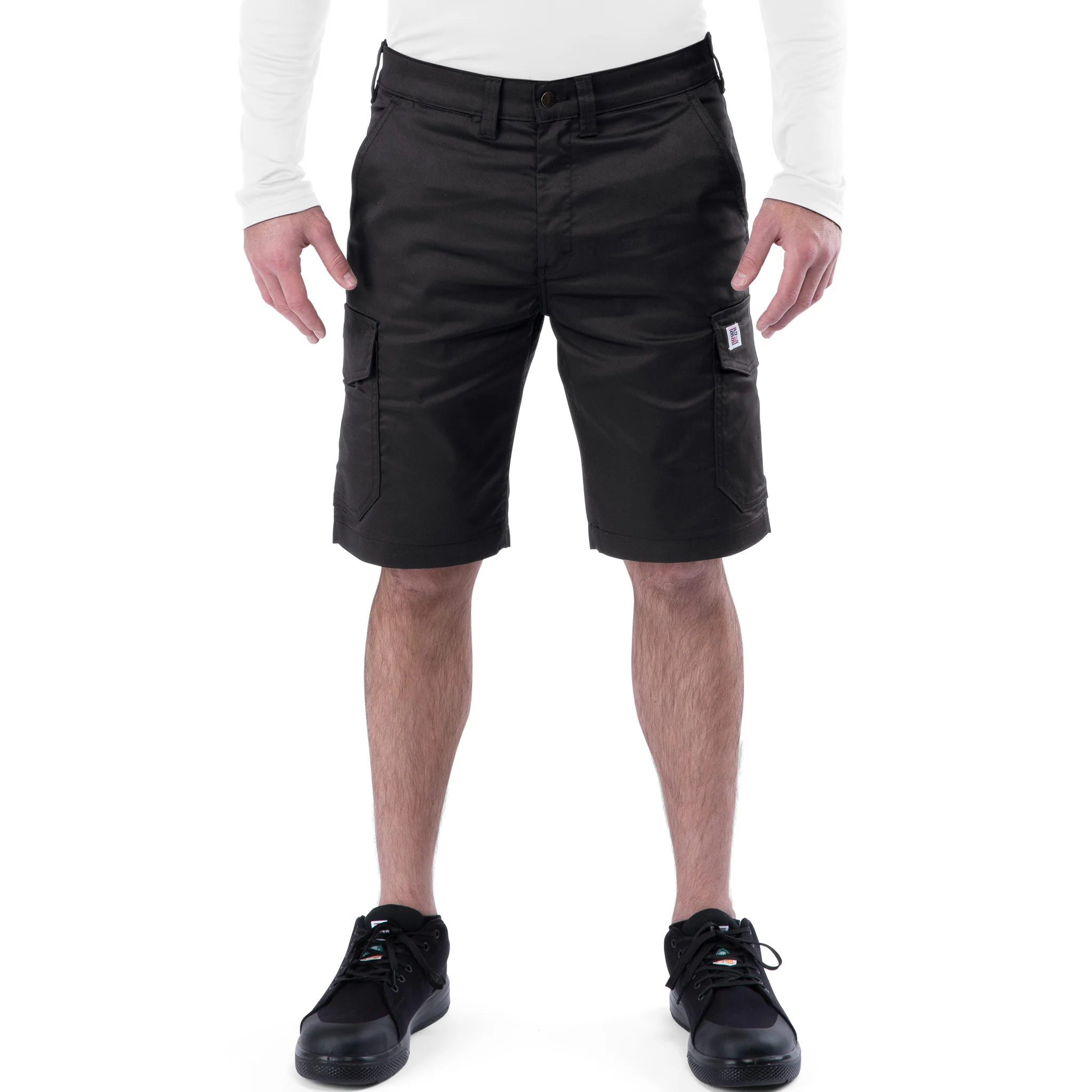 Men’s Big Flex™ Low Rise Cargo Shorts 11" - Black - Image 3