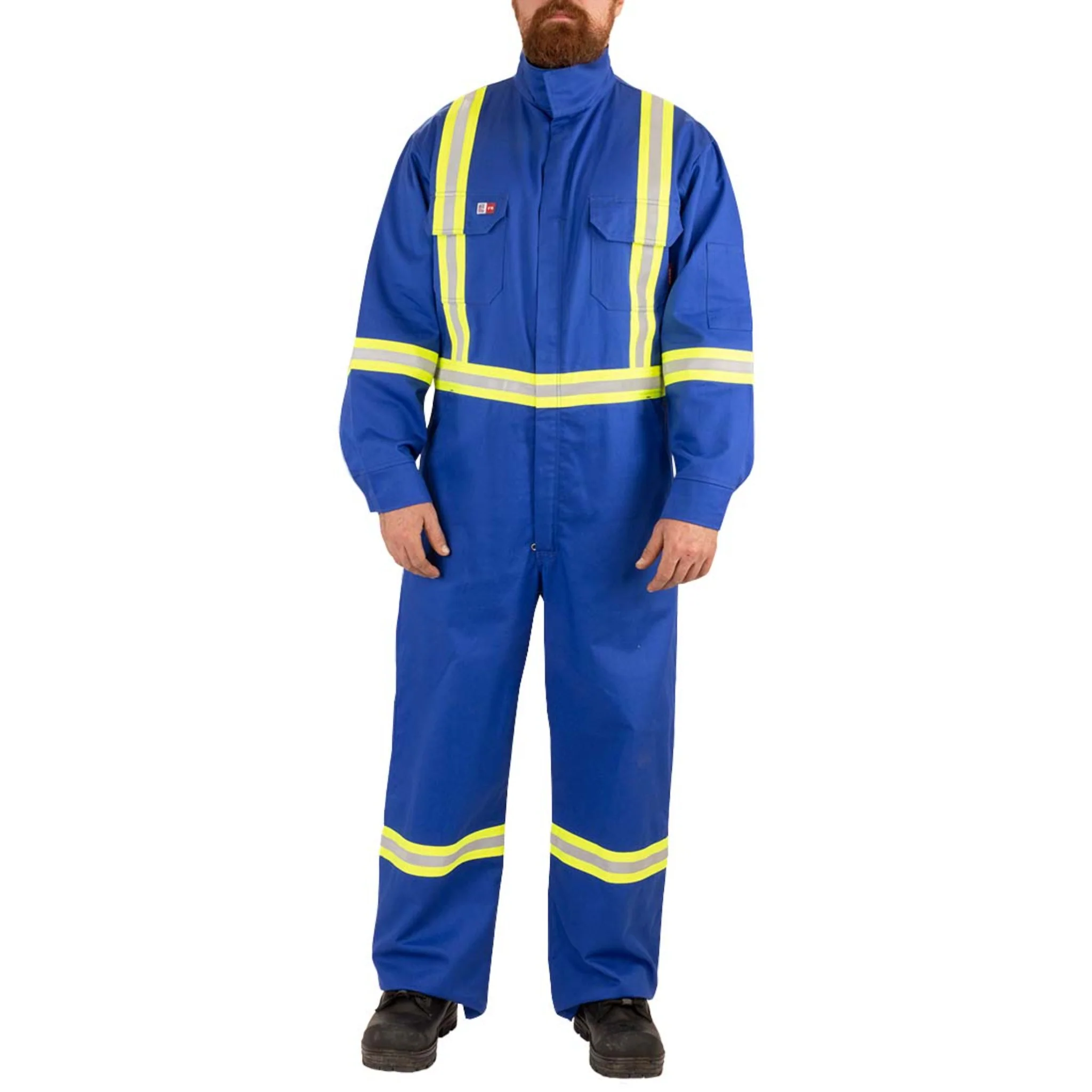 Men’s Lightweight FR PRO® Deluxe Coverall - Royal blue - Image 3