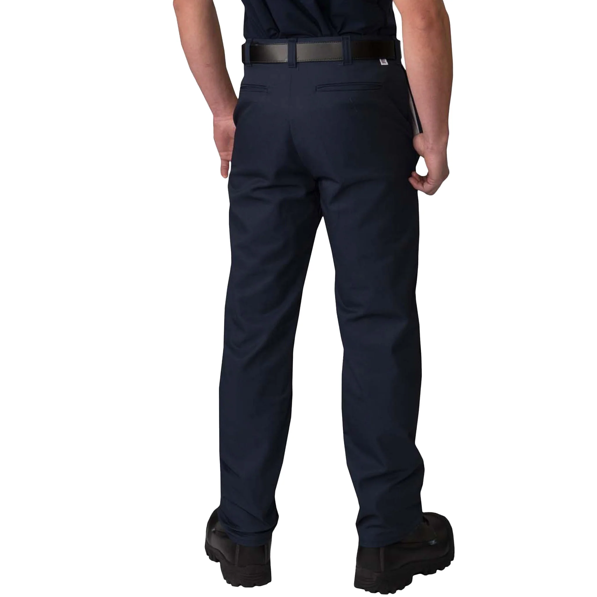 Micro Fleece Lined Work Pants - Navy - Image 2