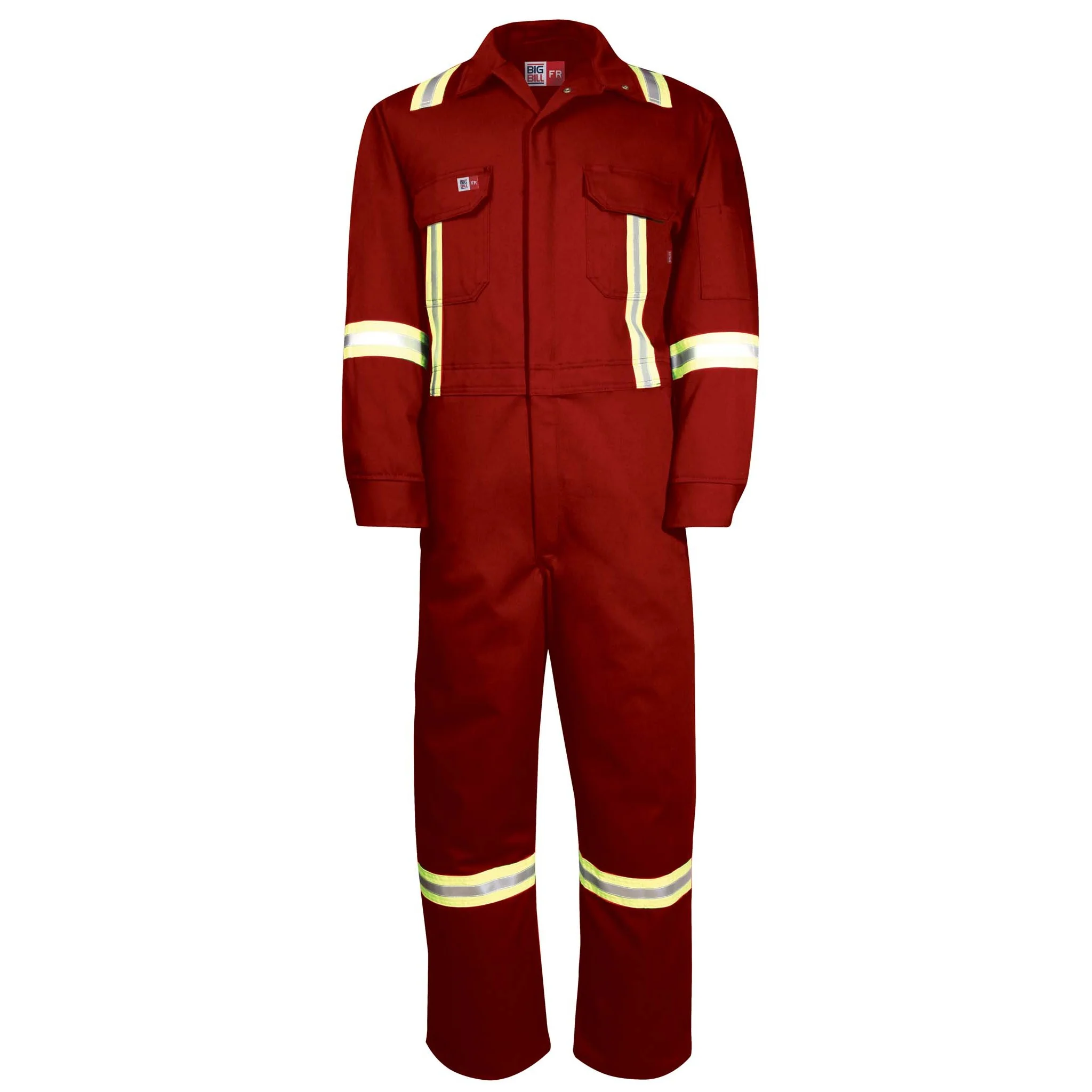 Nomex® Deluxe FR Coverall with Reflective Tape - Red