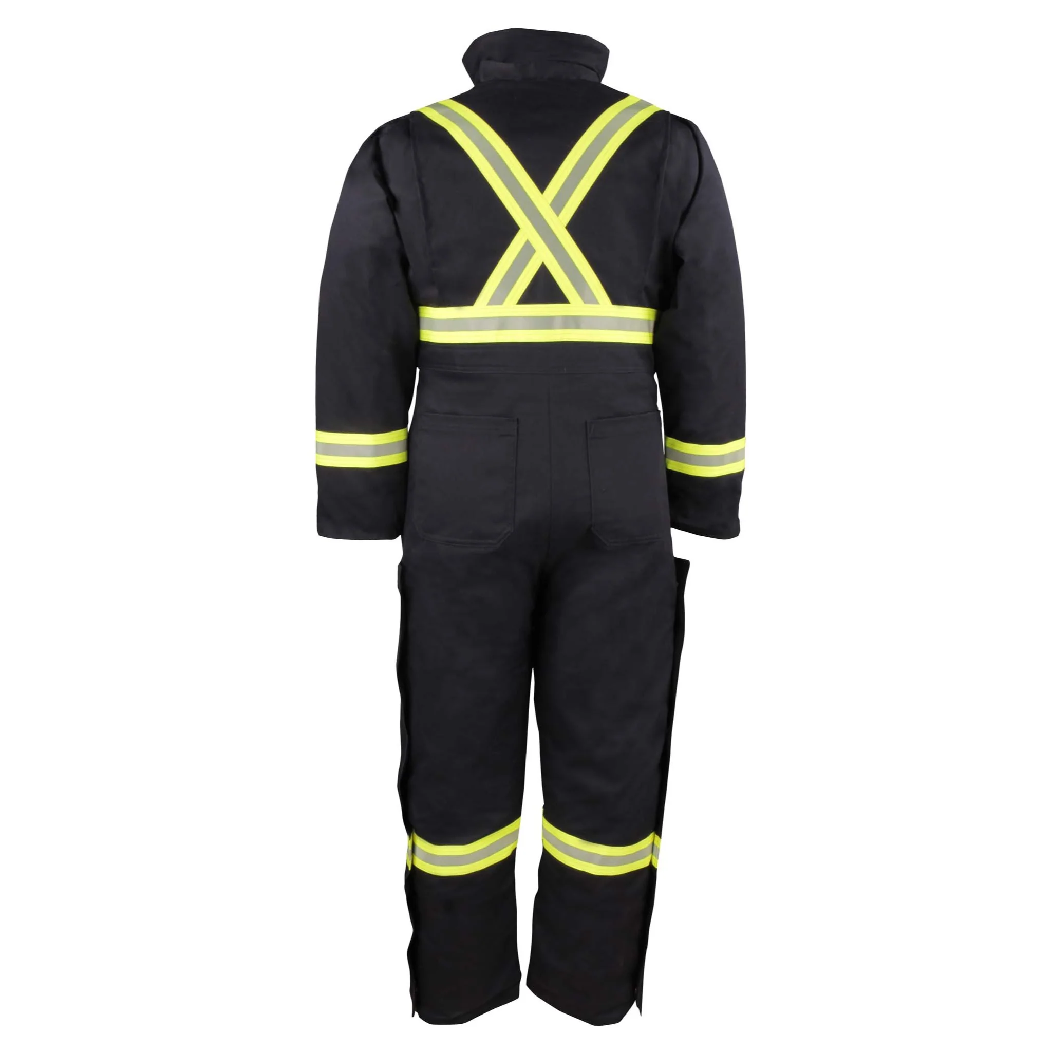 Nomex® Insulated FR Coverall with Reflective Tape - Navy - Image 2
