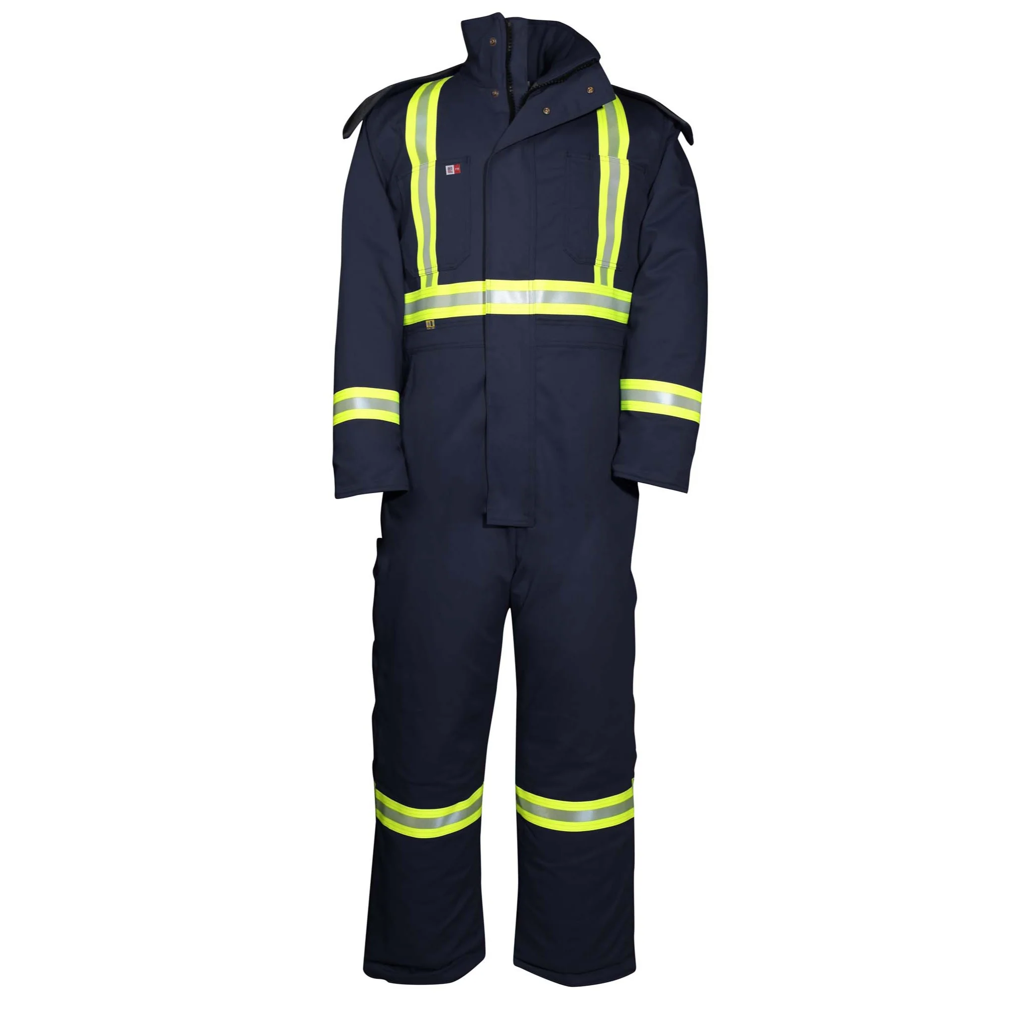 Nomex® Insulated FR Coverall with Reflective Tape - Navy