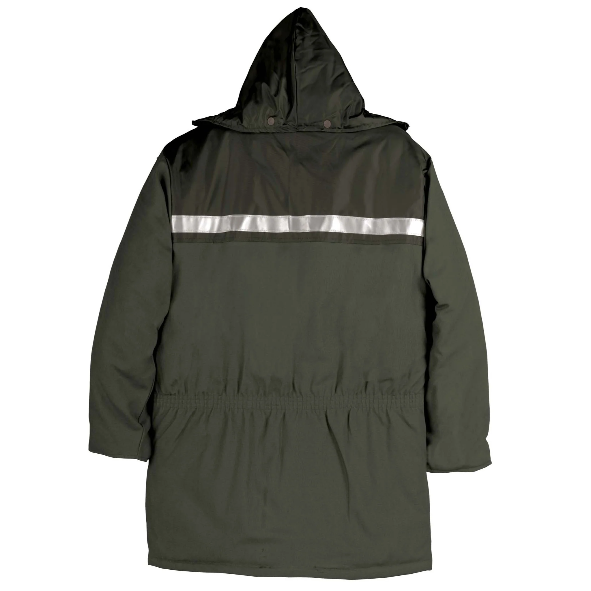 Parka with Reflective Tape - Green - Image 2