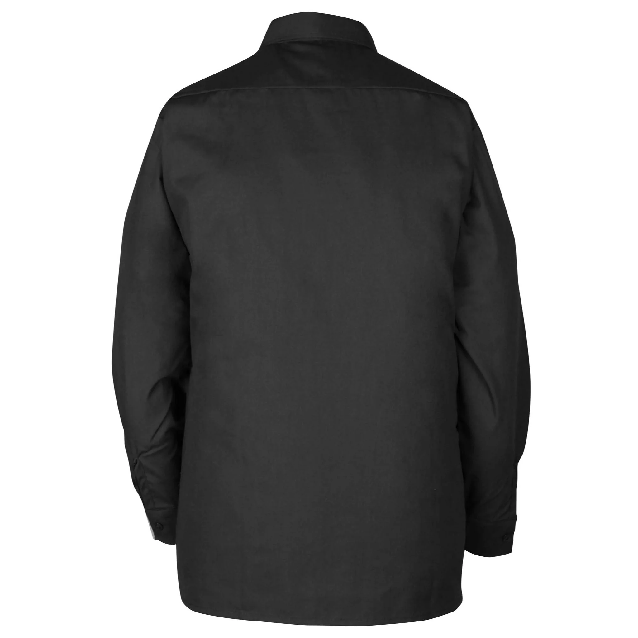 Premium Long-Sleeve Work Shirt - Black - Image 2