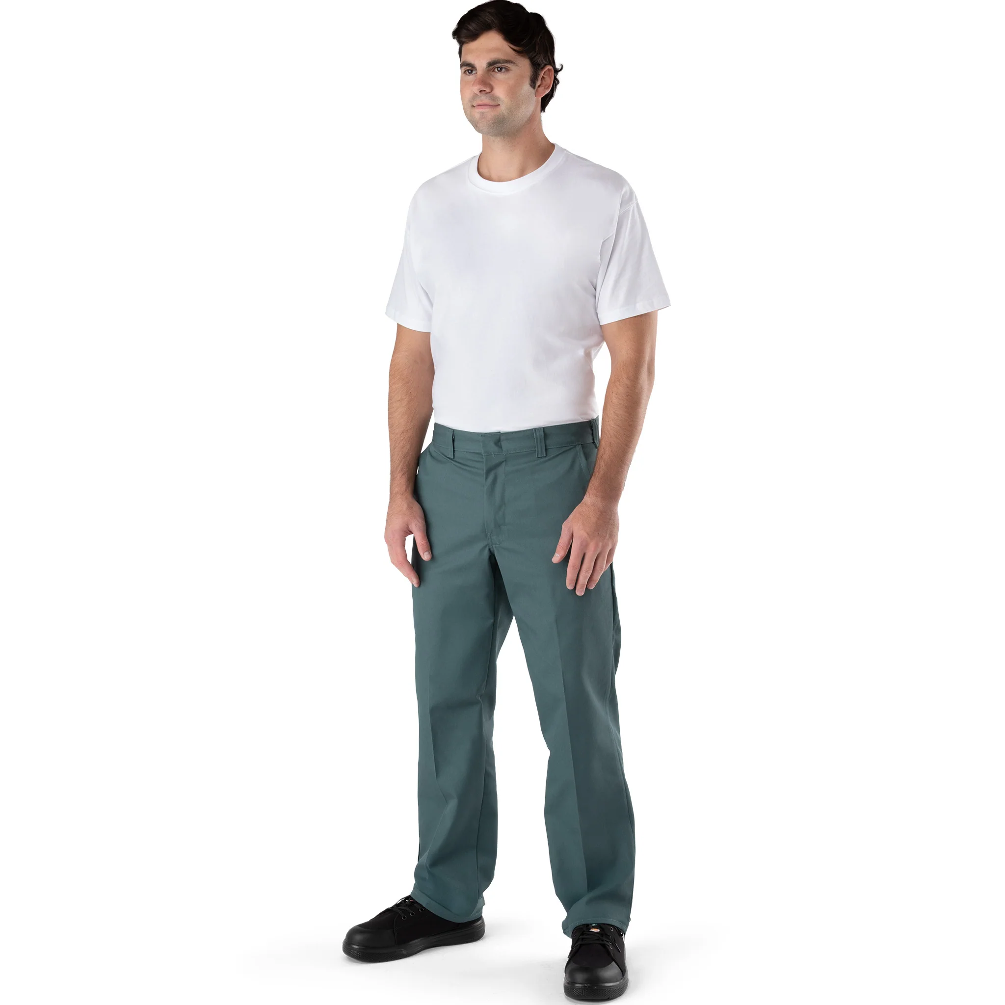 Premium Low Rise Fit Work Pants - Green - Image 3