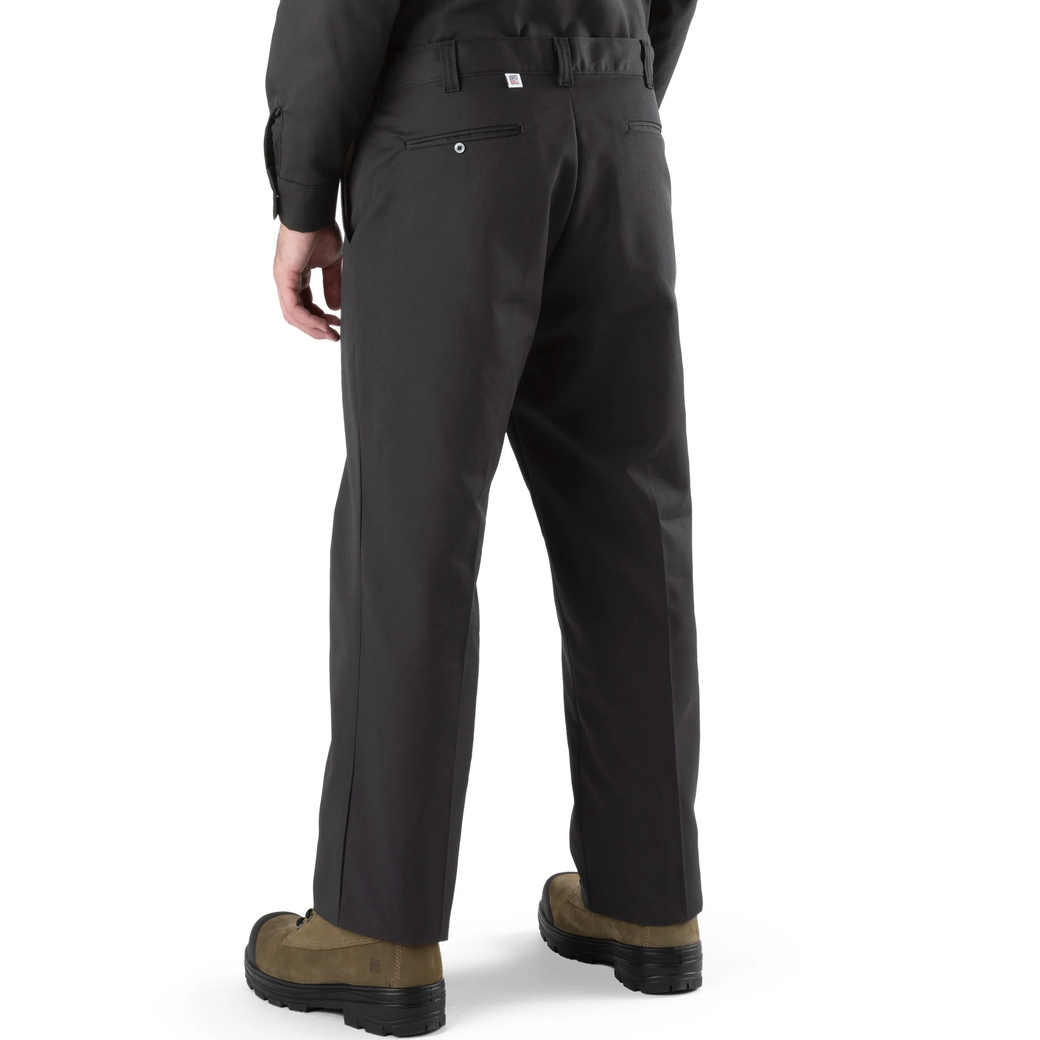 Premium Regular Fit Work Pants - Black - Image 2