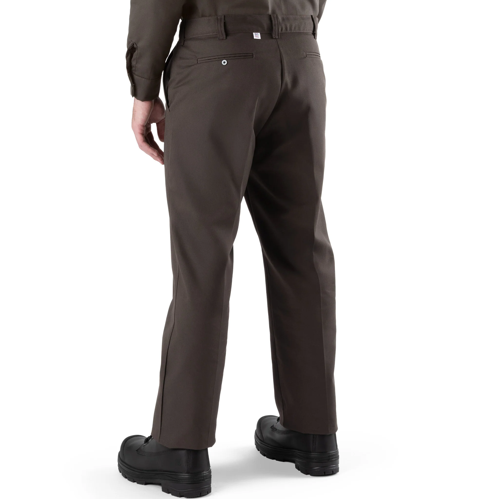 Premium Regular Fit Work Pants - Brown - Image 2