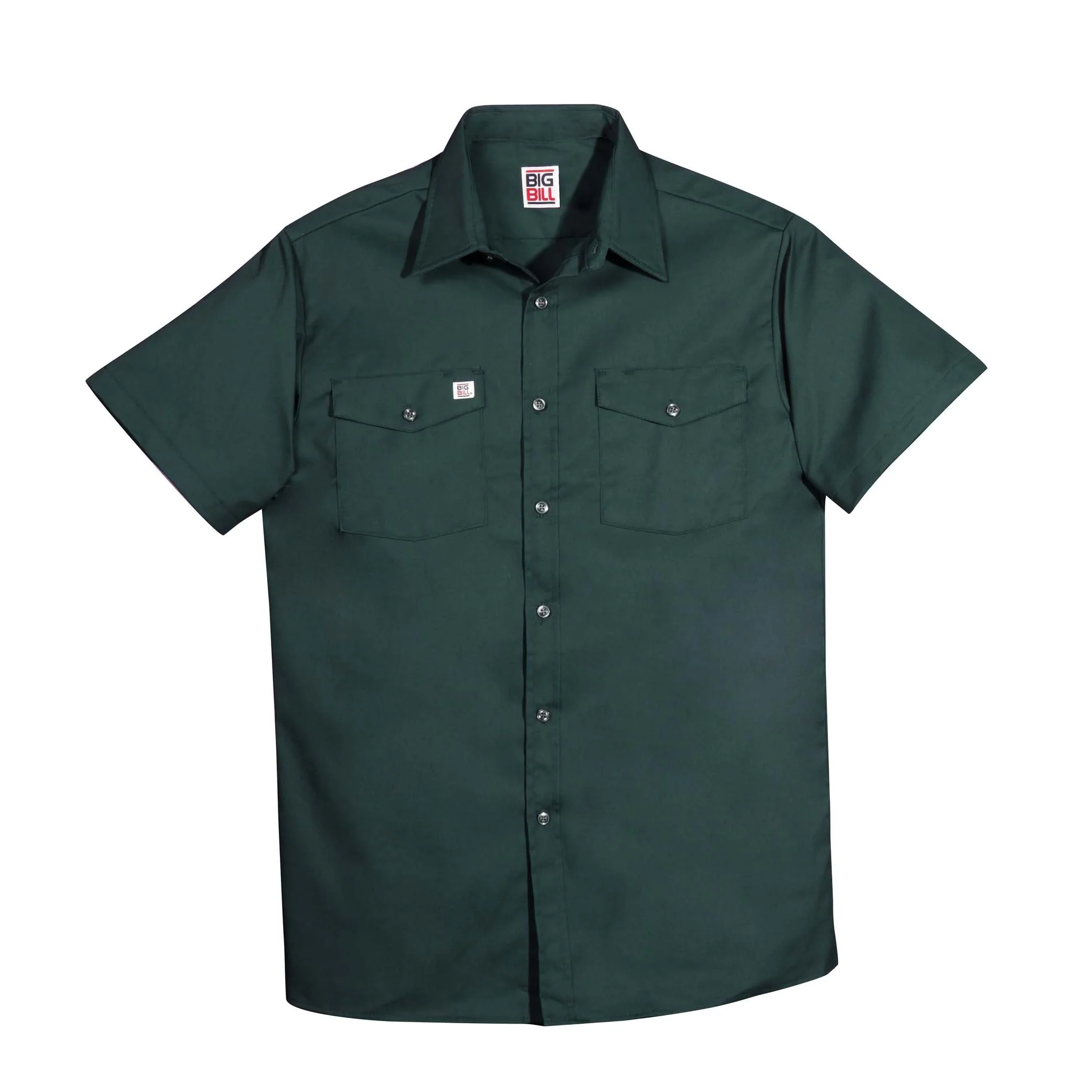 Premium Short-Sleeve Work Shirt - Green