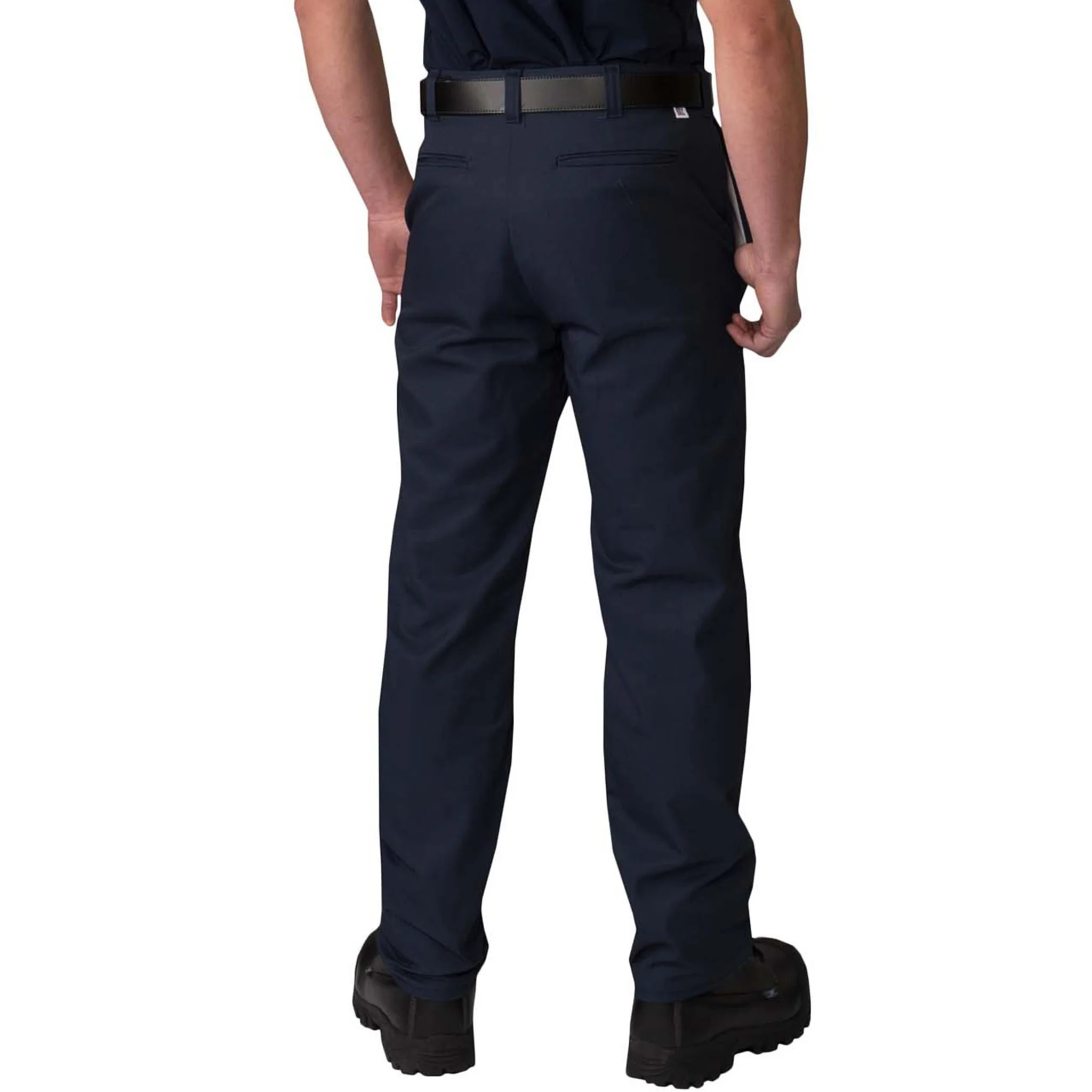 Regular Fit Poly-Quilt Lined Work Pants - Navy - Image 2