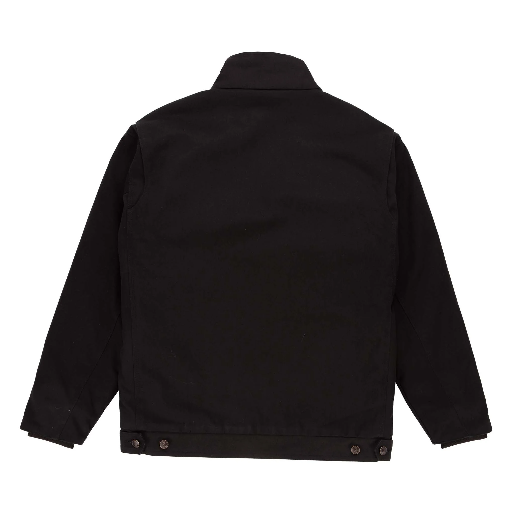 Sherpa-Lined Duck Jacket - Black - Image 2