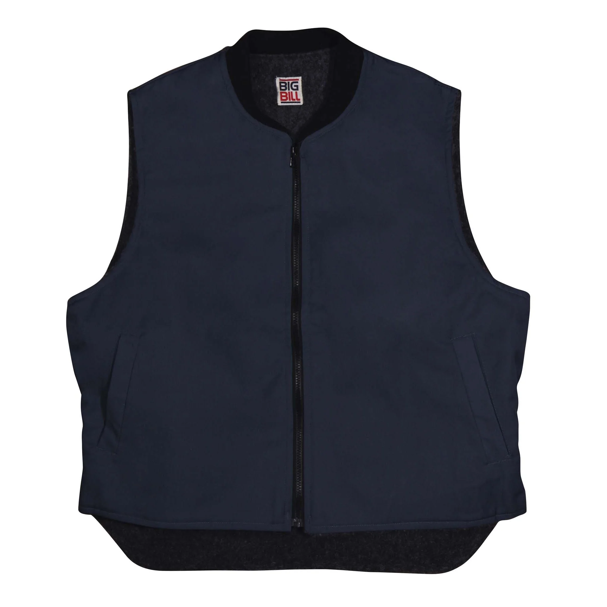 Sherpa Lined Vest - Navy