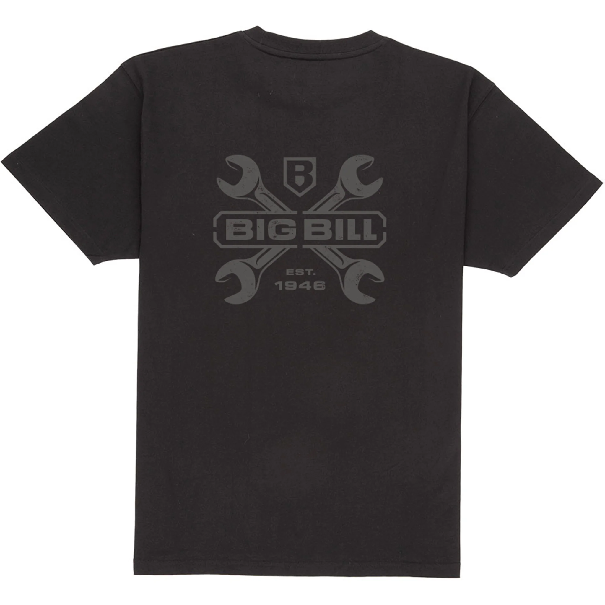 Short-Sleeve Wrench Graphic T-shirt - Black - Image 2