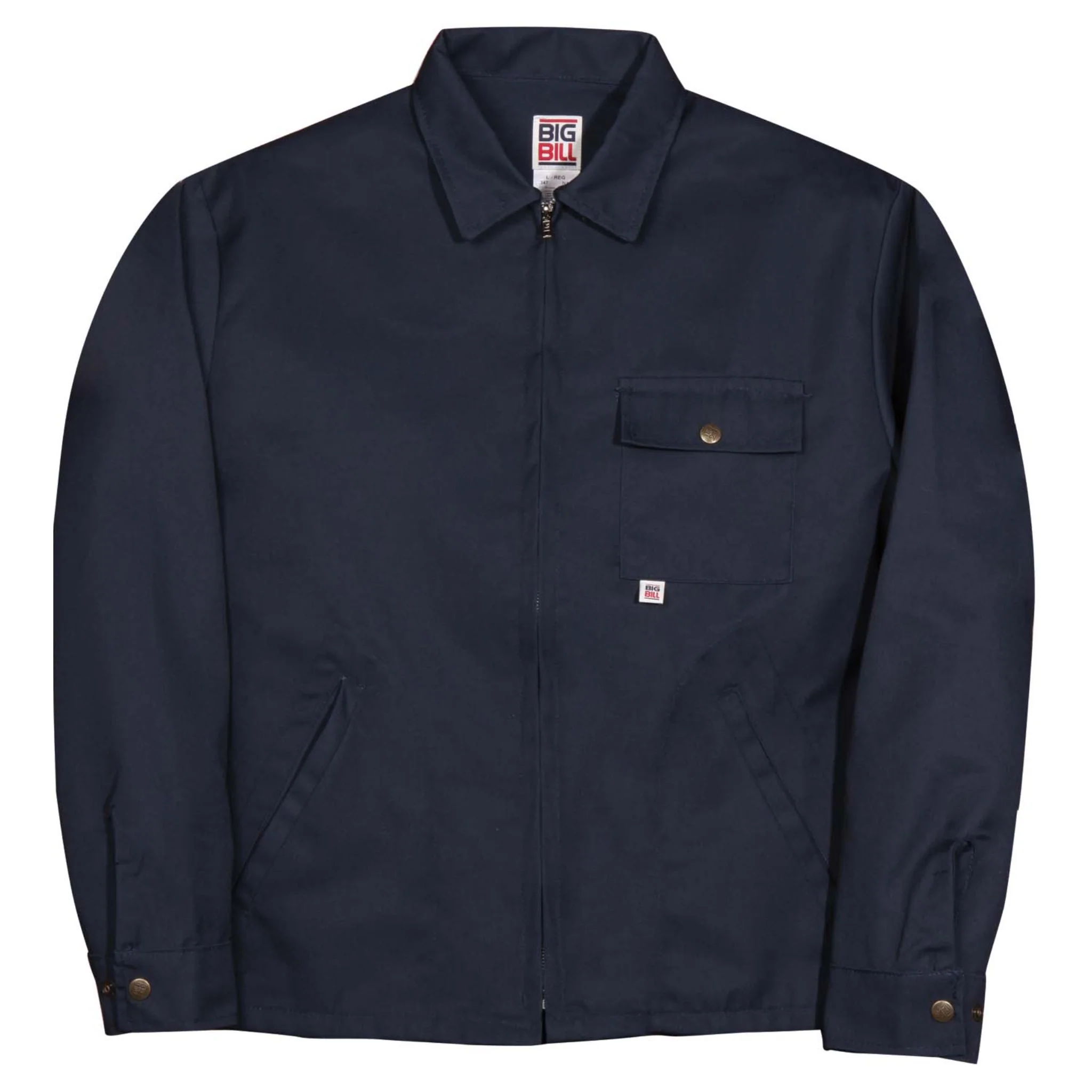 Unlined Twill Jacket - Navy