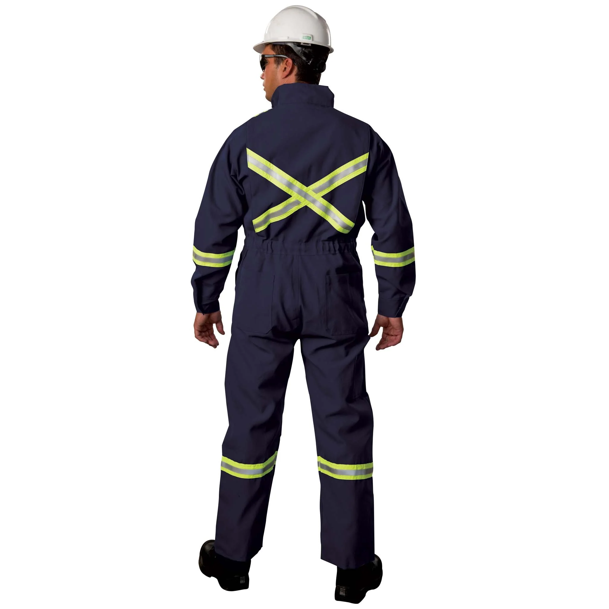 Westex® Ultrasoft® Deluxe Coverall with Reflective Tape - Navy - Image 2