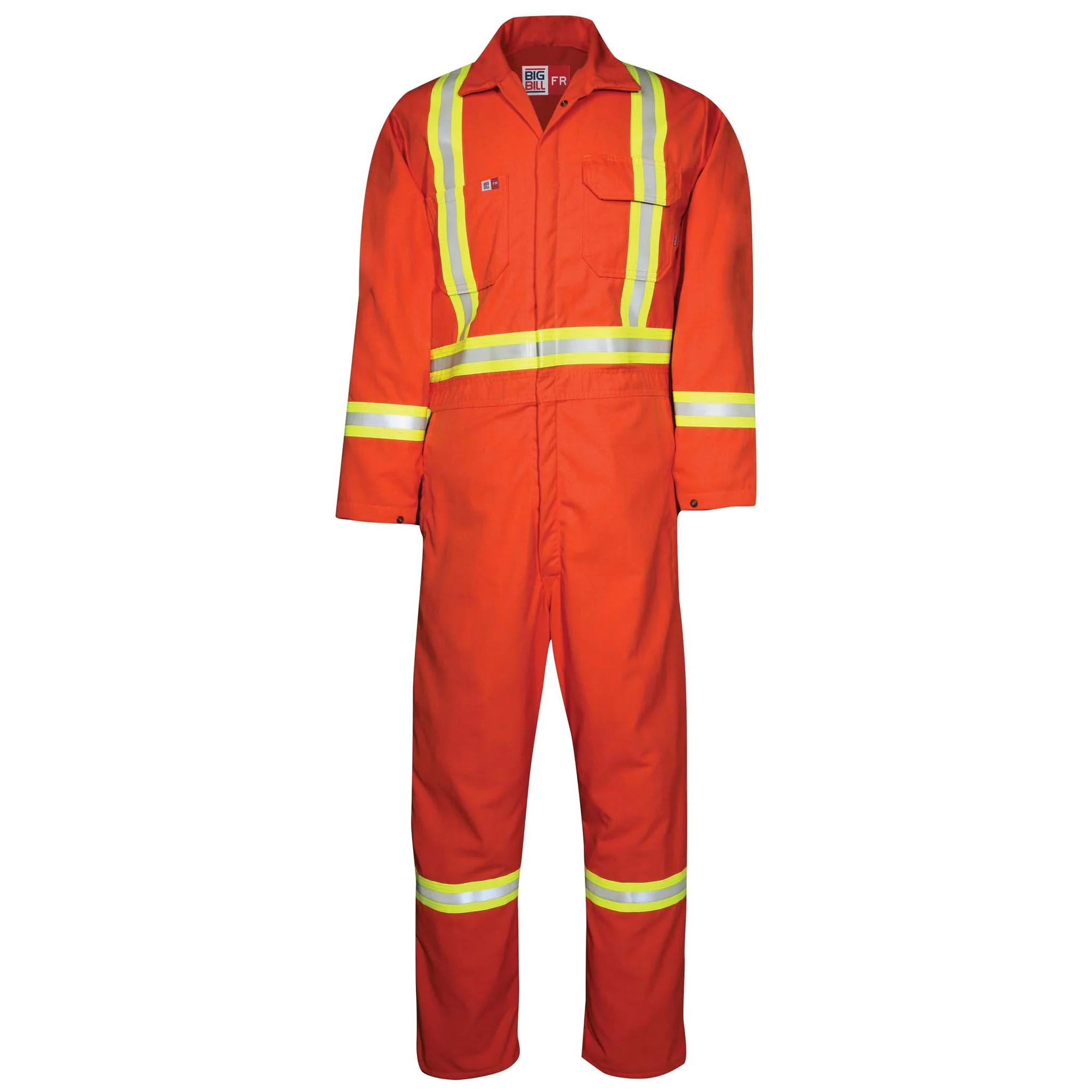 Westex® UltraSoft® FR Industrial Coverall with Reflective Tape - Orange