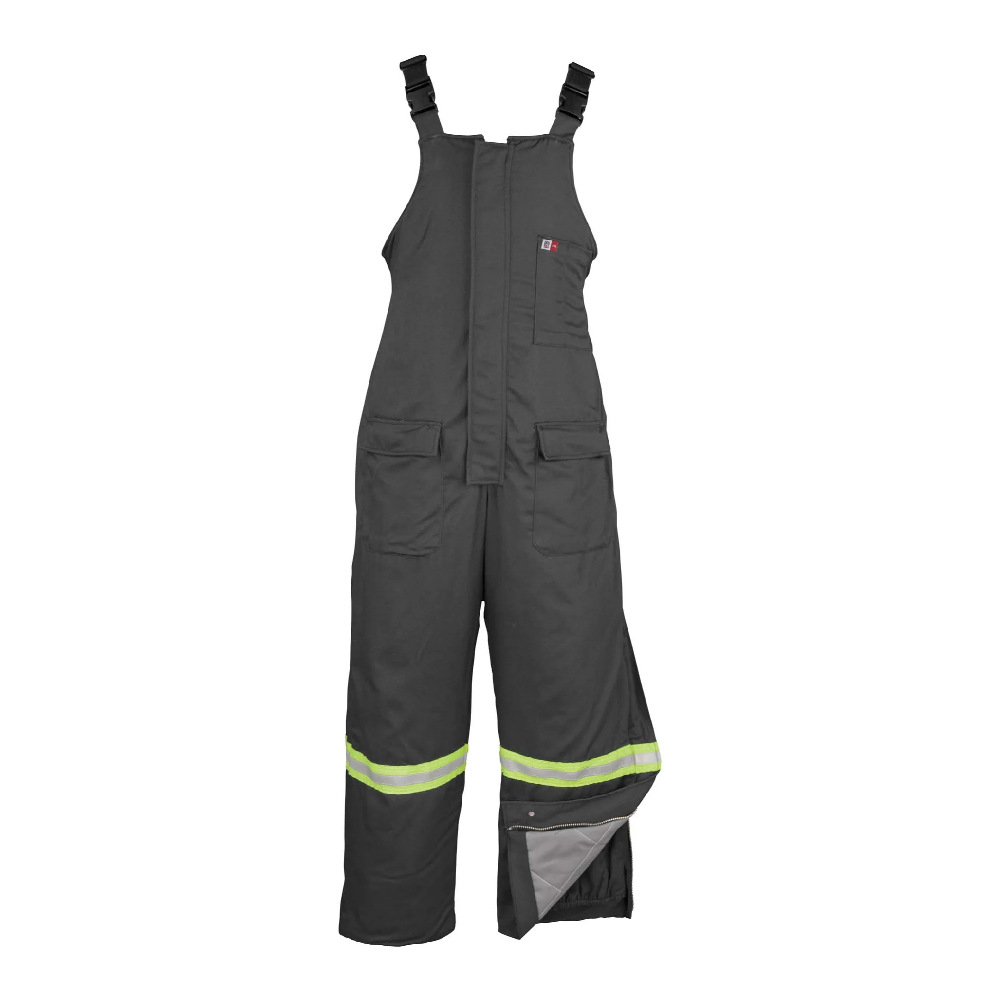 Westex® UltraSoft® FR Insulated Bib with Reflective Tape - Charcoal