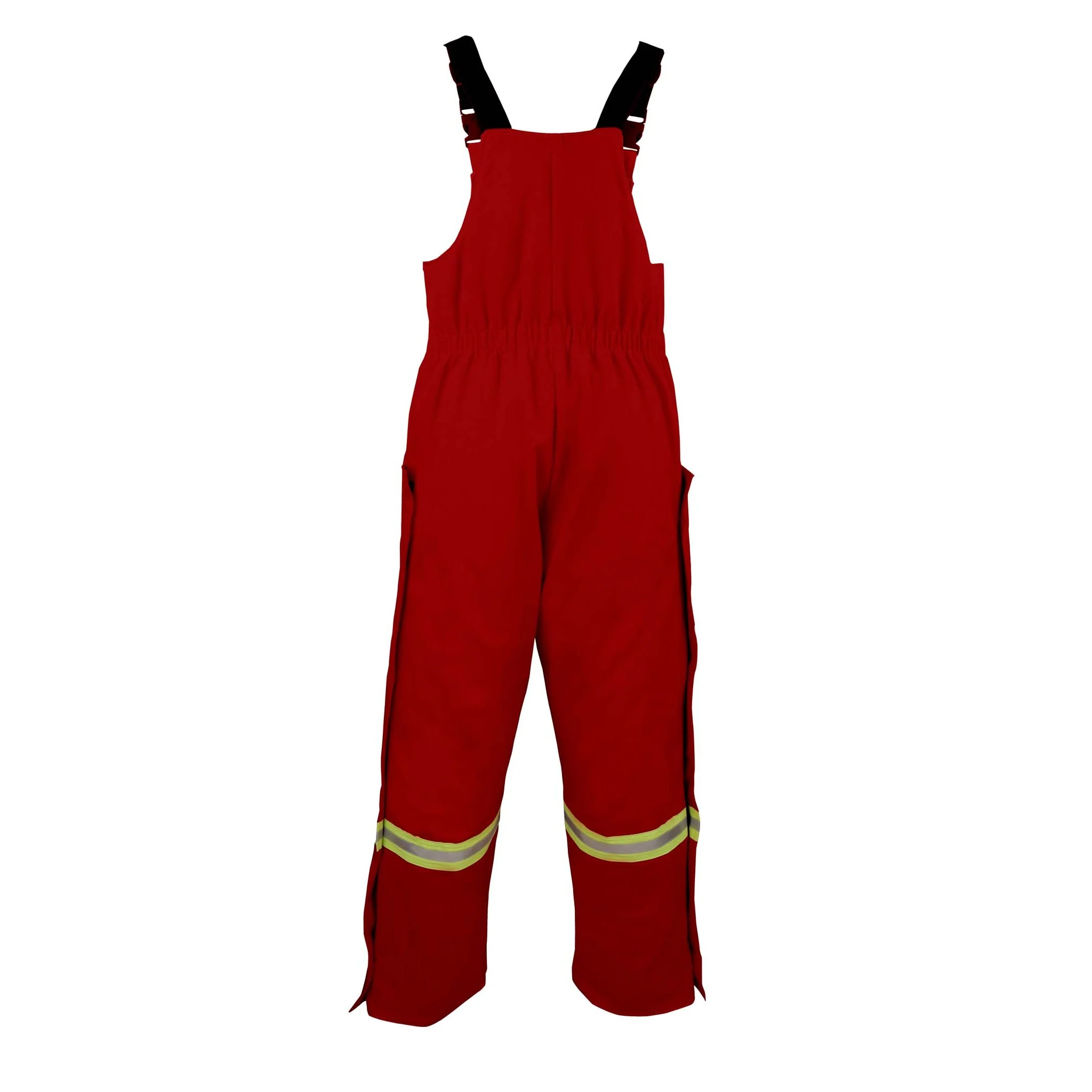 Westex® UltraSoft® FR Insulated Bib with Reflective Tape - Red - Image 2