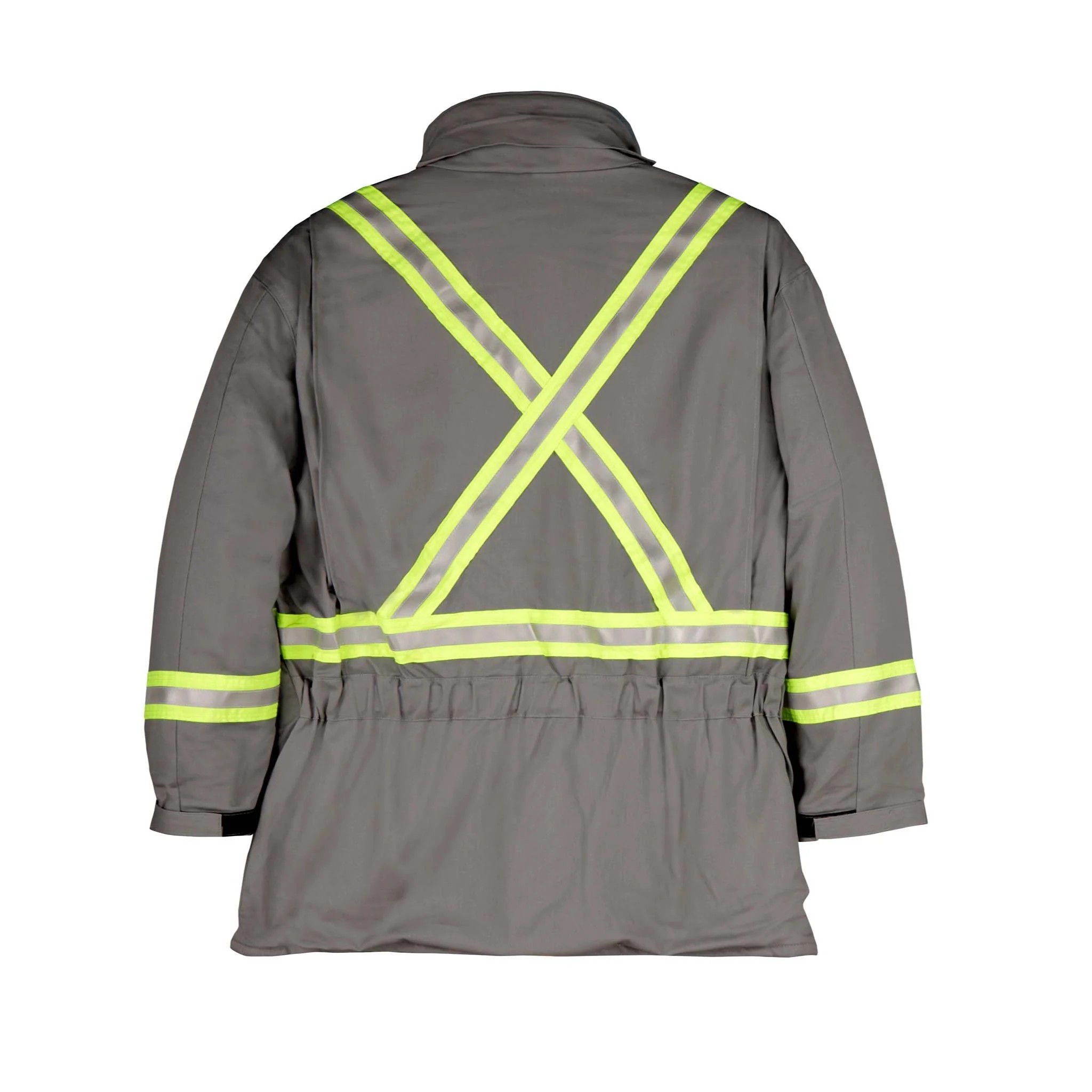 Westex® UltraSoft® FR Winter Parka with Reflective Tape - Charcoal - Image 2