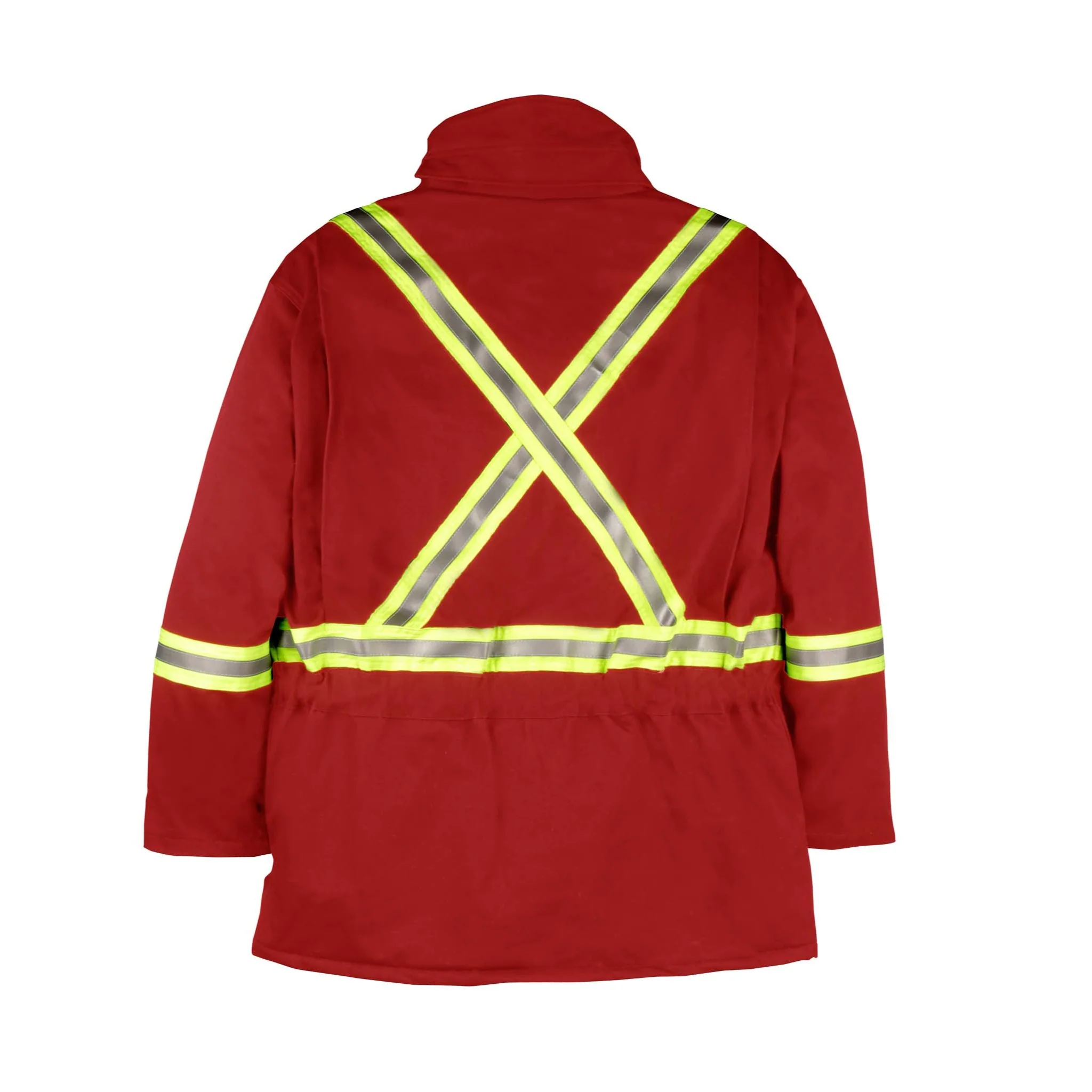 Westex® UltraSoft® FR Winter Parka with Reflective Tape - Red - Image 2