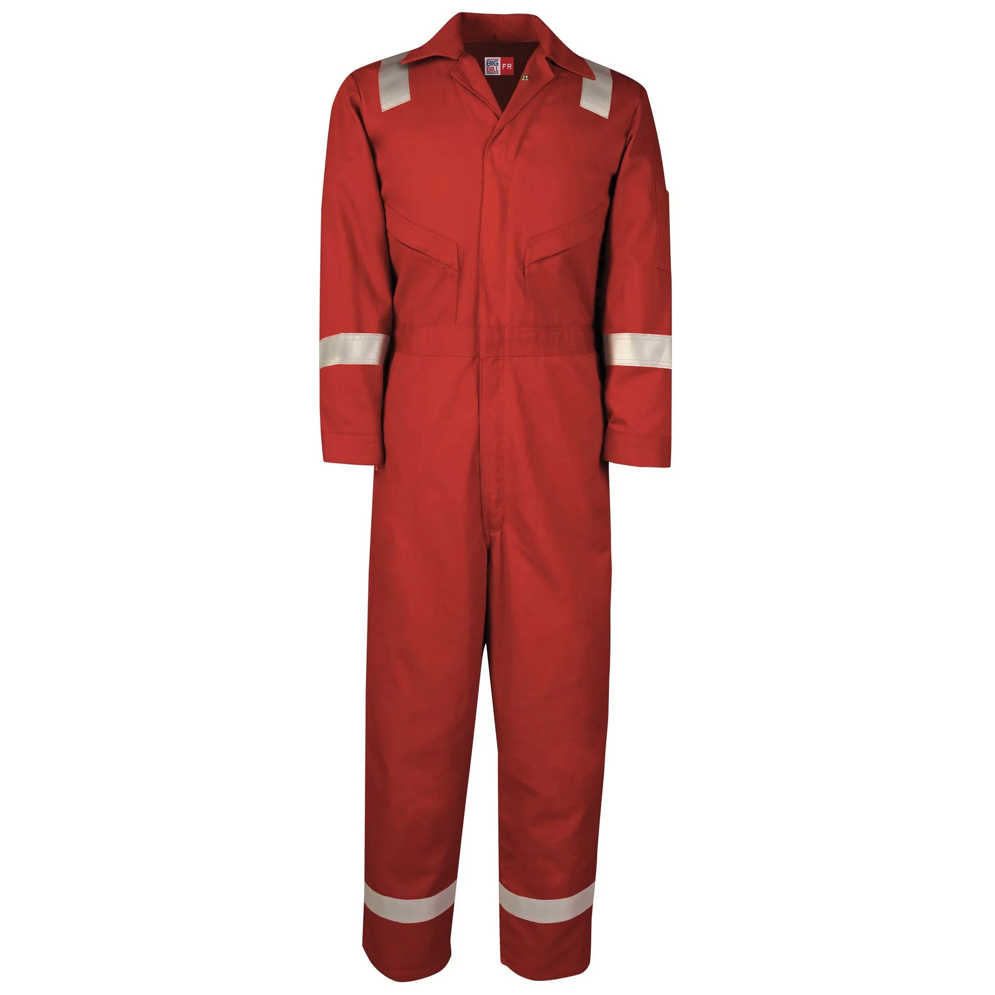 Westex® Ultrasoft® Oilfield FR Coverall with Reflective Tape - Red