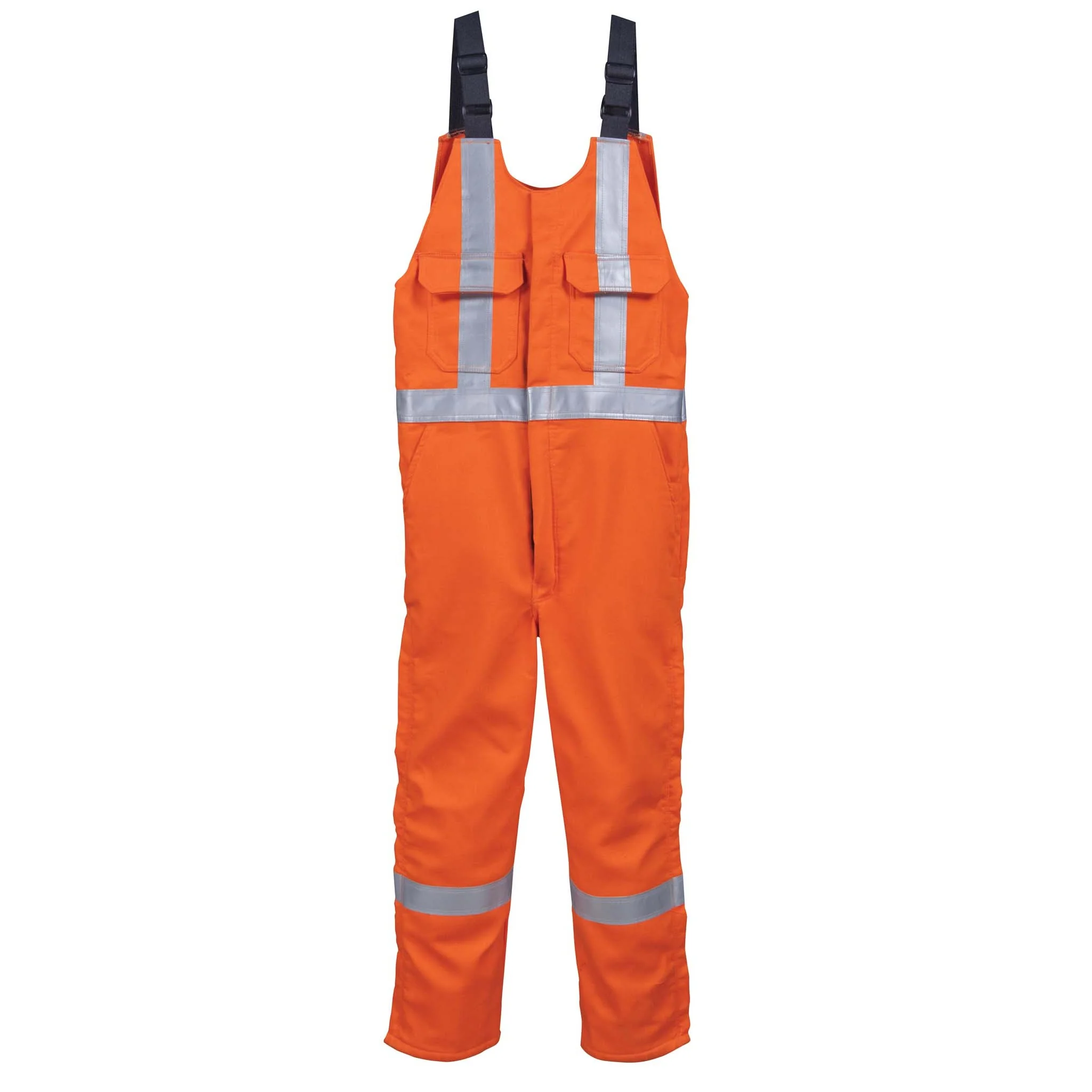 Westex® UltraSoft® Unlined High-Visibility FR Bib Overall - Orange