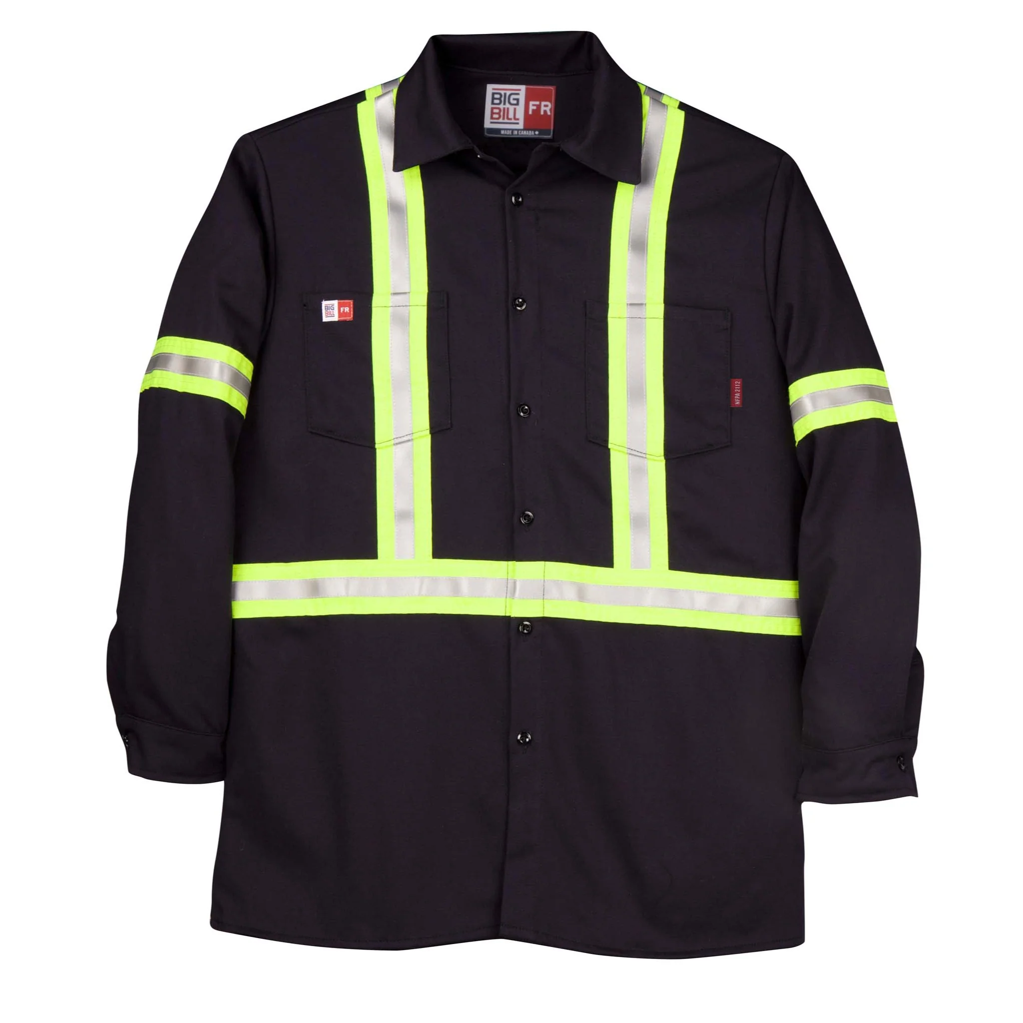 Westex® UltraSoft® Work Shirt with Reflective Tape - Navy